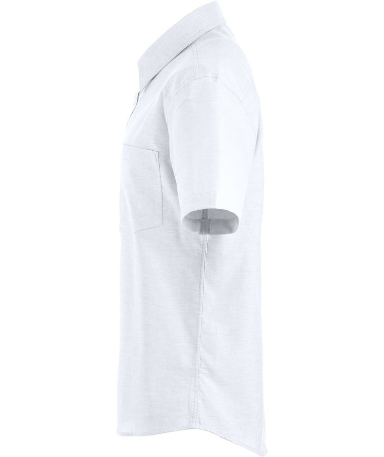 Clique Cambridge kort&auml;rmad skjorta, Vit, large image number 5