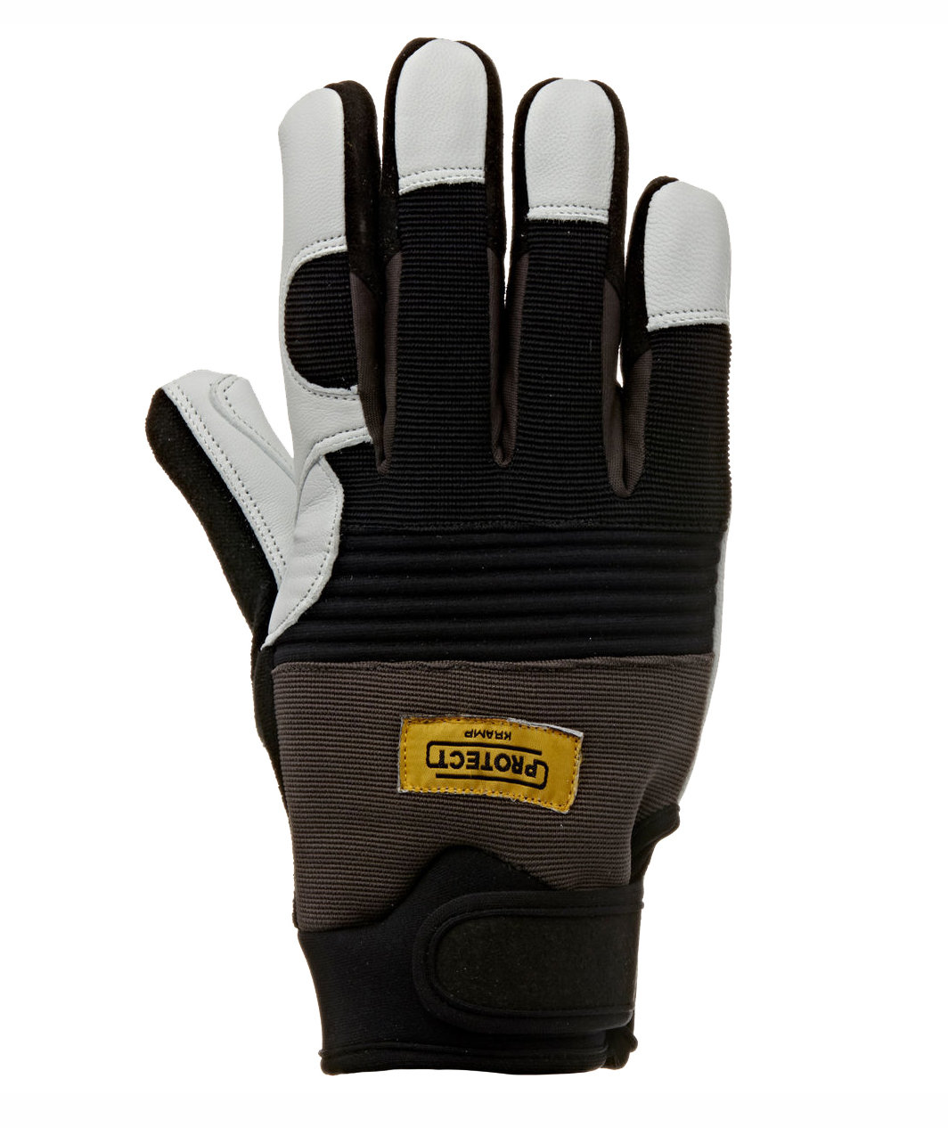 Kramp winter gloves made of goatskin / spandex, Black/White, large image number 0