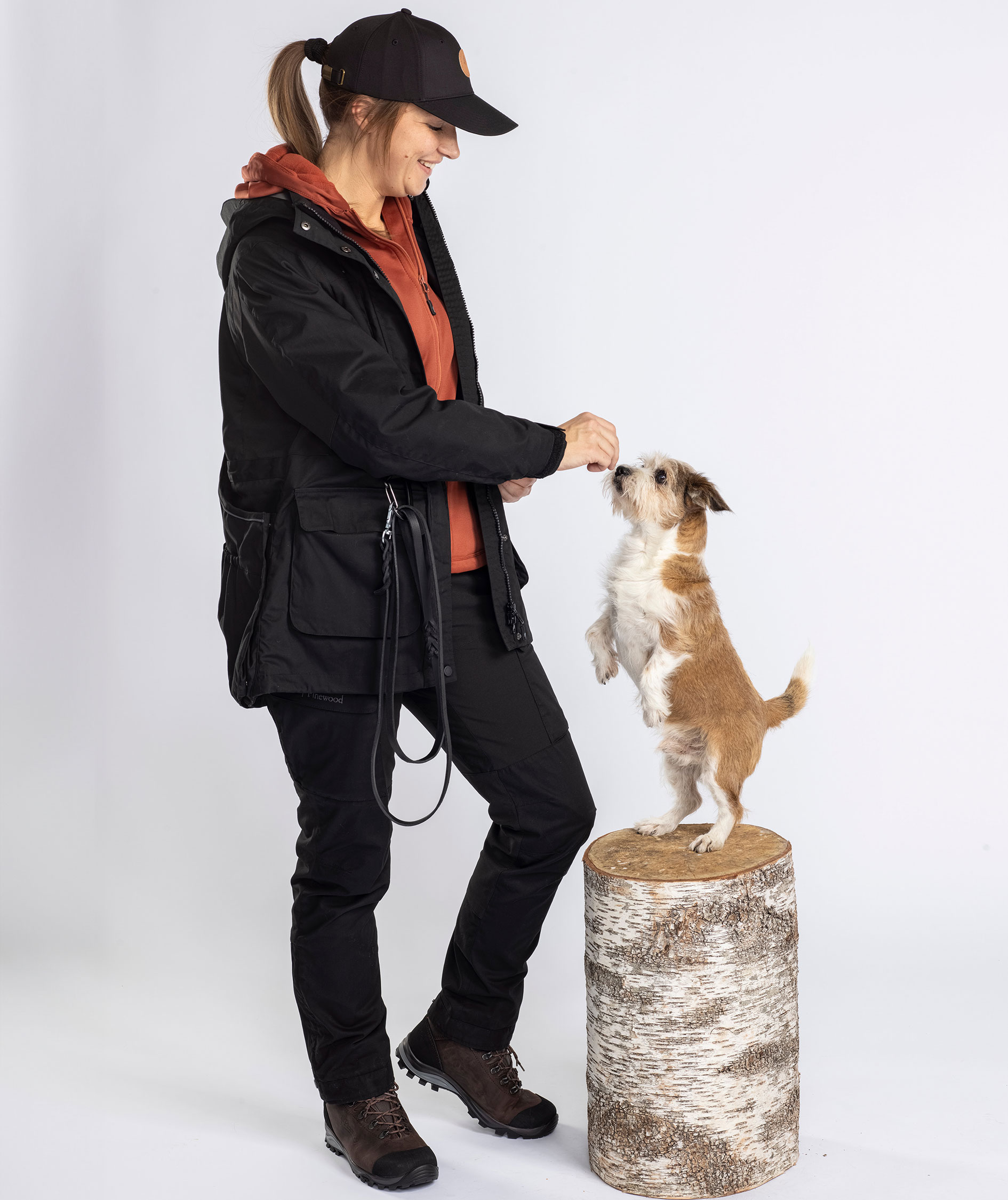 Pinewood Dog Sports Trainer damejakke, Black, large image number 5