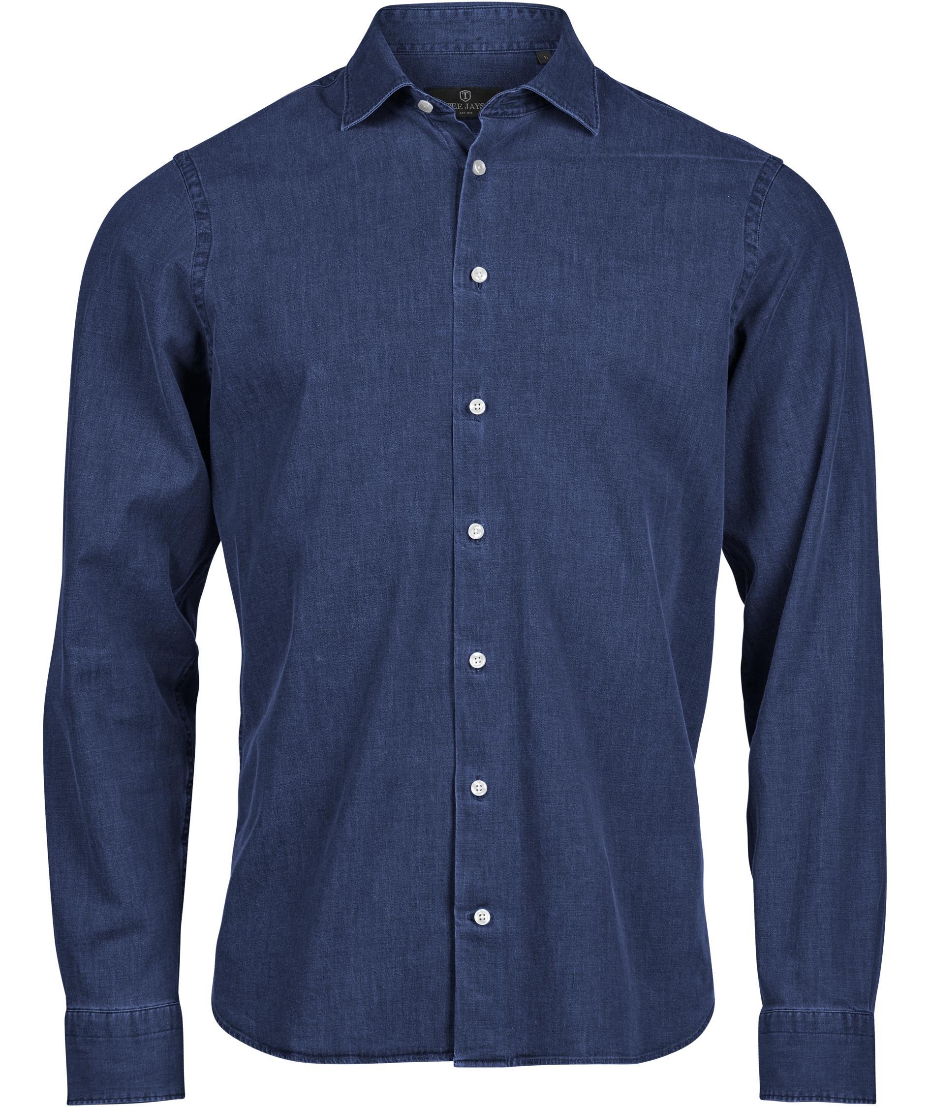 Tee Jays denim shirt, Blue Denim