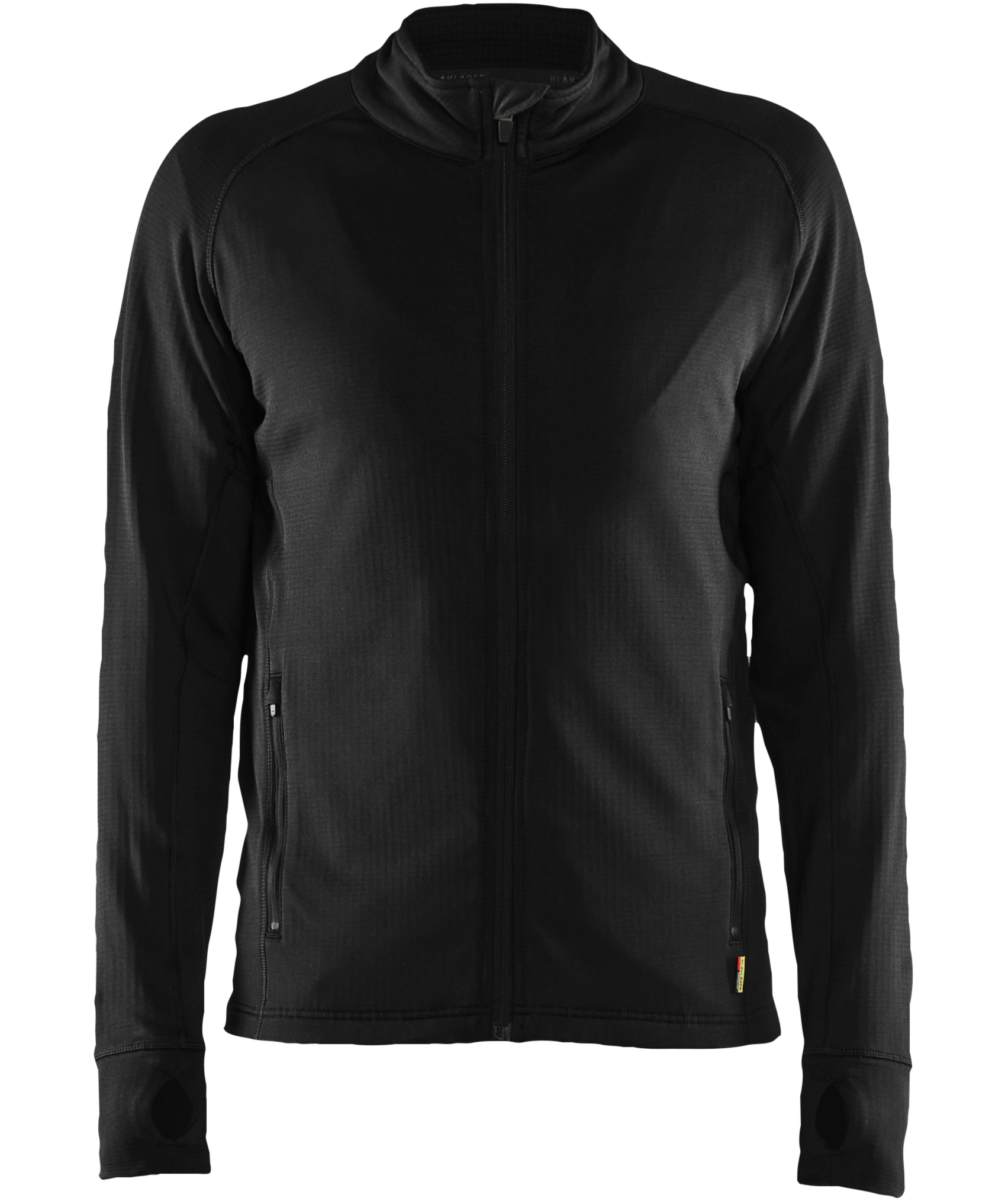 Bl&aring;kl&auml;der Striker fleecegenser, Svart