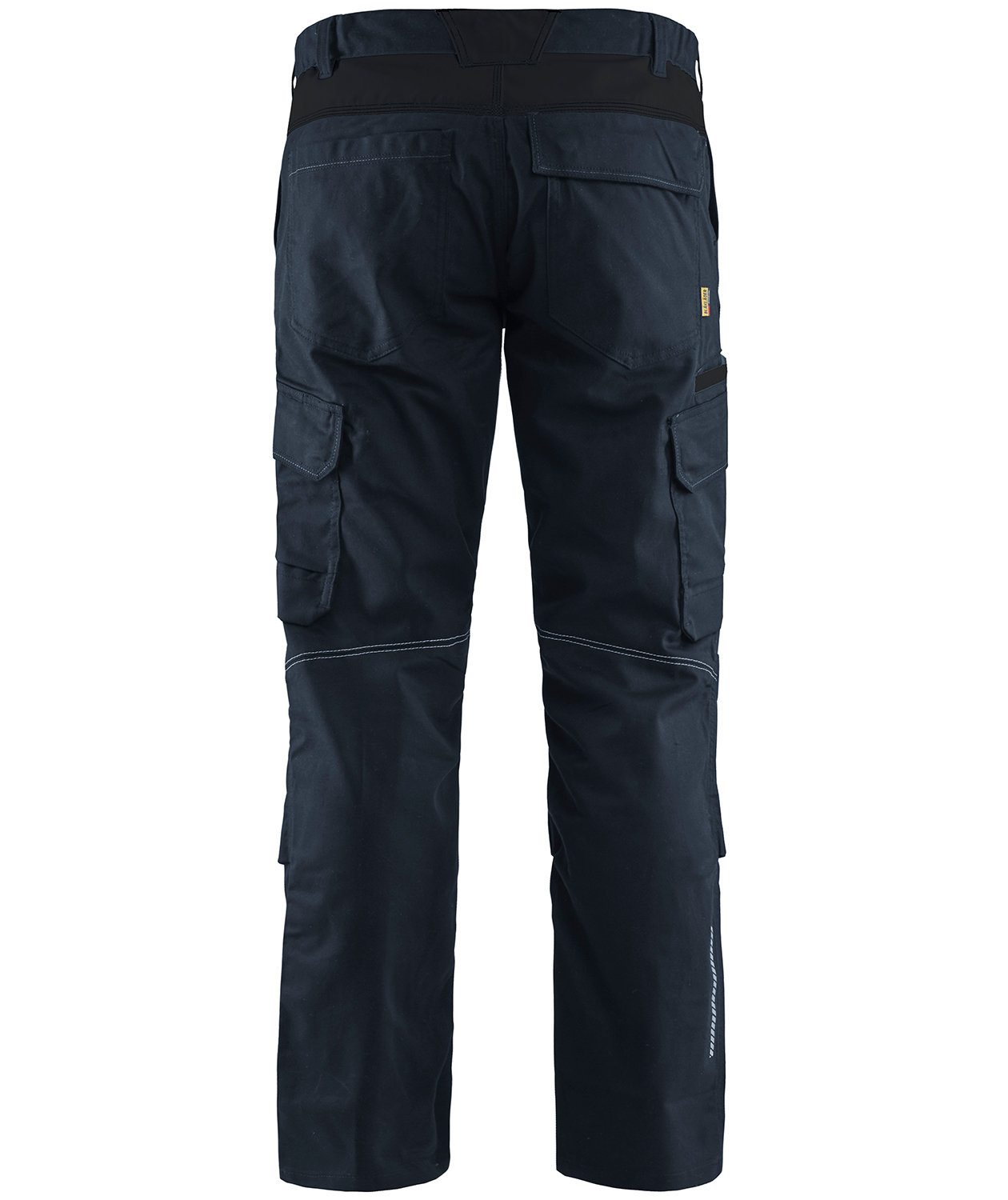 Bl&aring;kl&auml;der arbejdsbukser, M&oslash;rk Marinebl&aring;/Sort, large image number 1