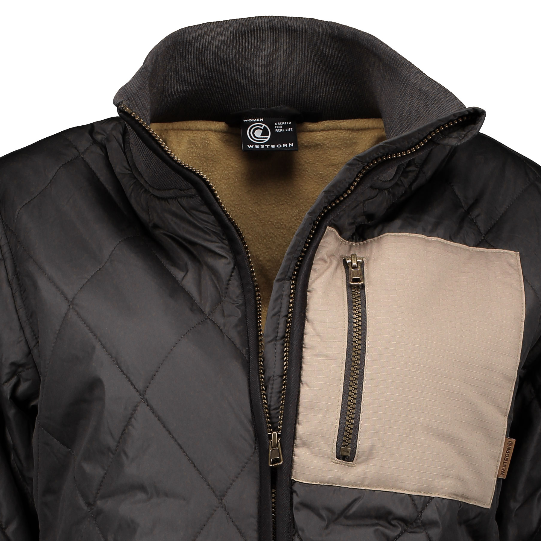 Westborn lang dame termojakke, Black, large image number 6