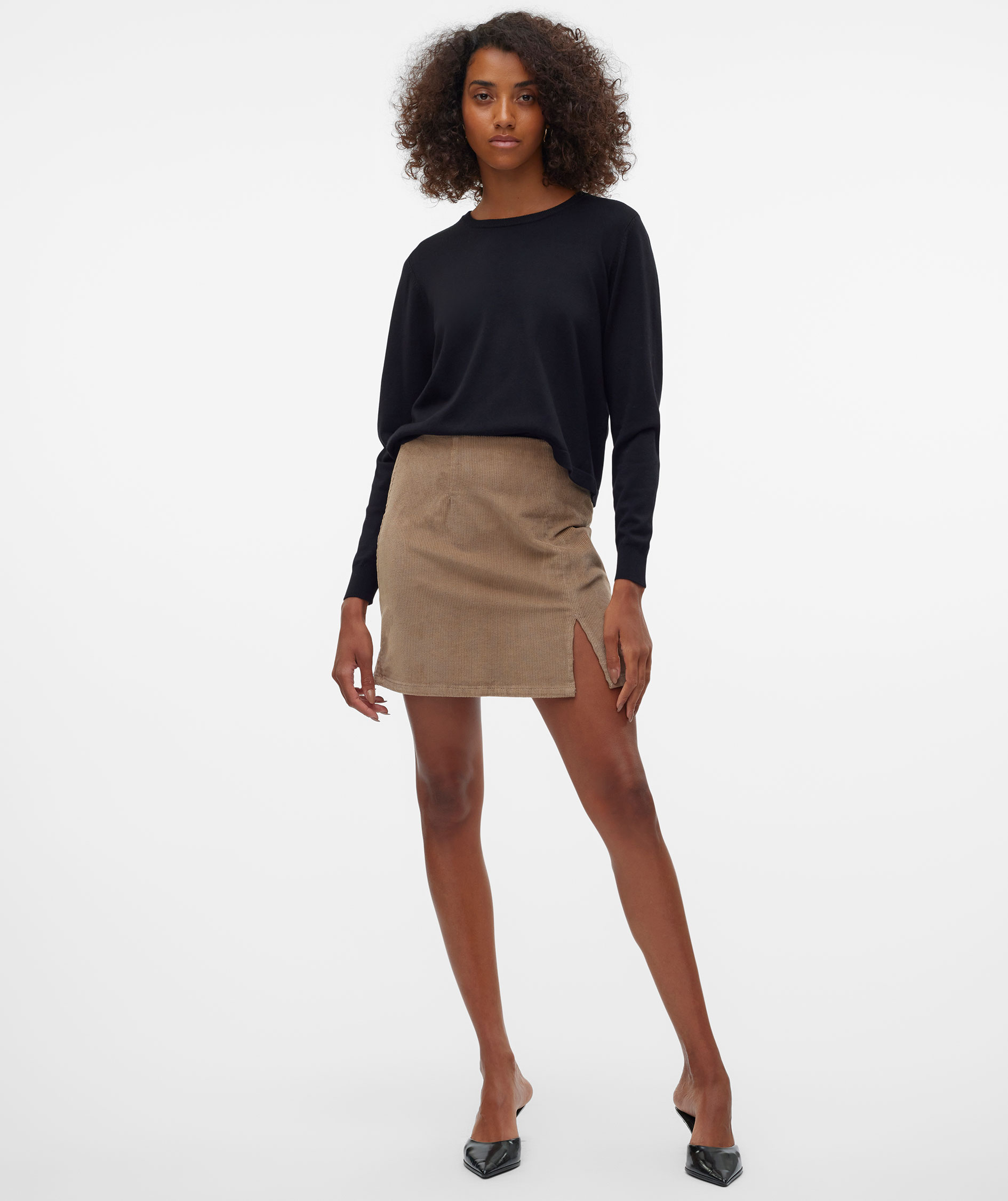 Vero Moda VMSILJE women's knitted pullover, Black, large image number 5