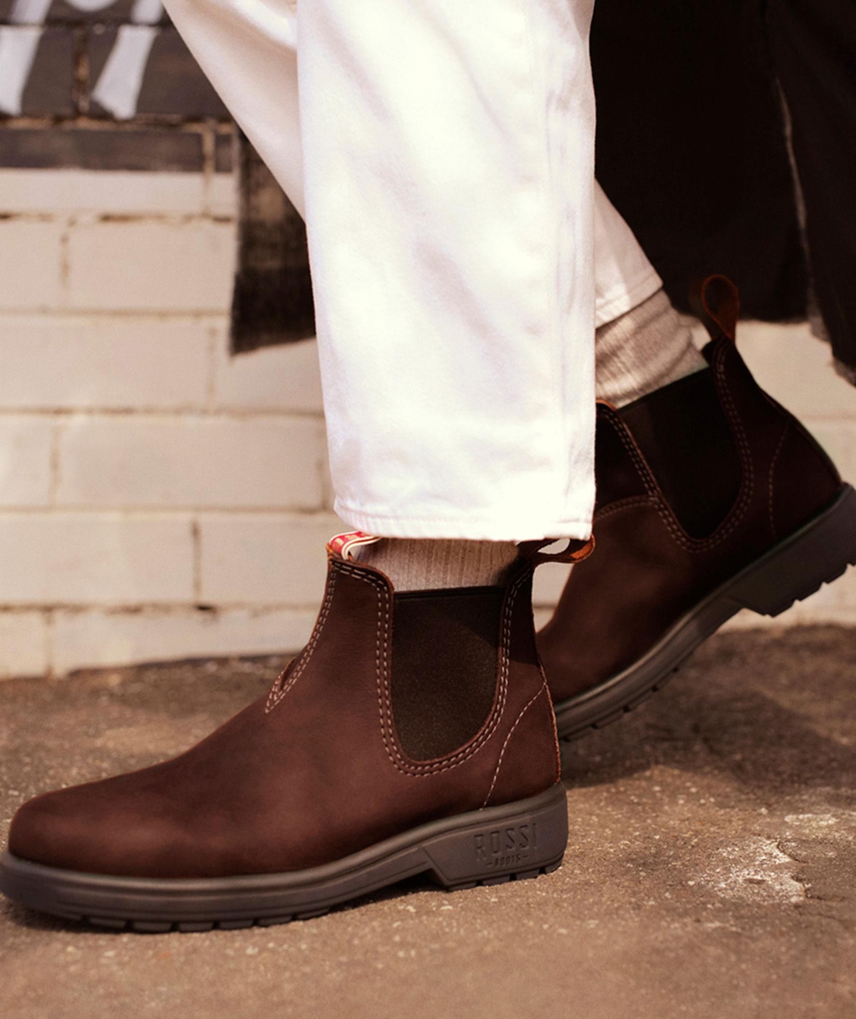 Rossi Endura 303 Stiefel, Braun/Rot, large image number 1