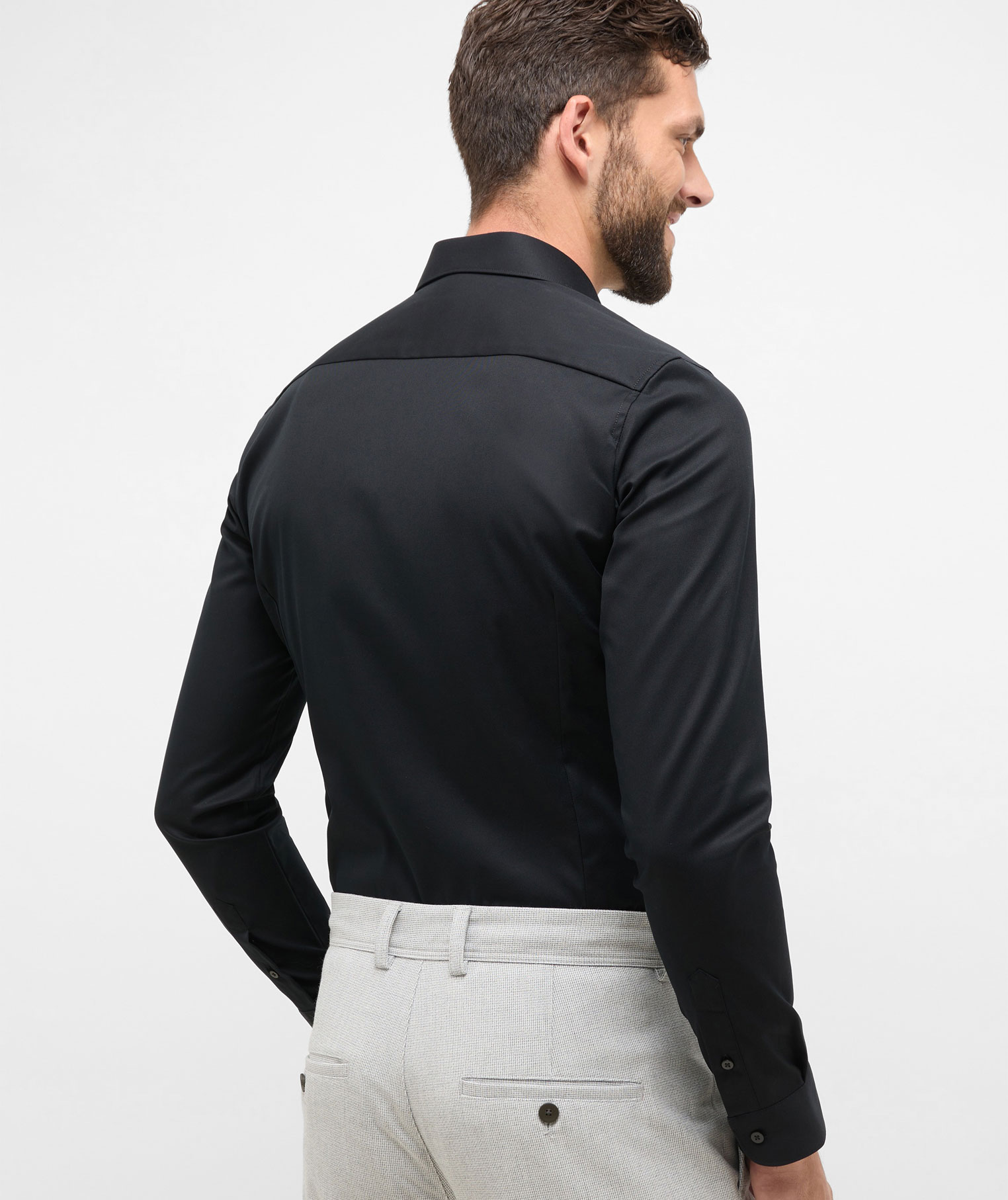 Eterna Cover super slim shirt, Black, large image number 2