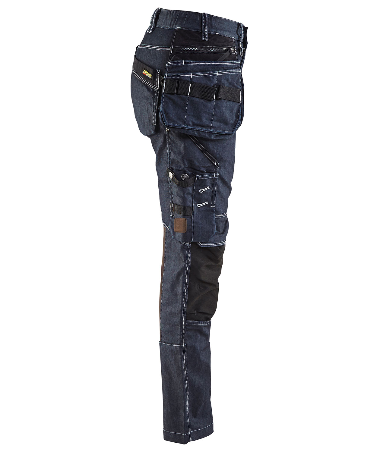 Bl&aring;kl&auml;der women's craftsman trousers, Marine Blue/Black, large image number 2