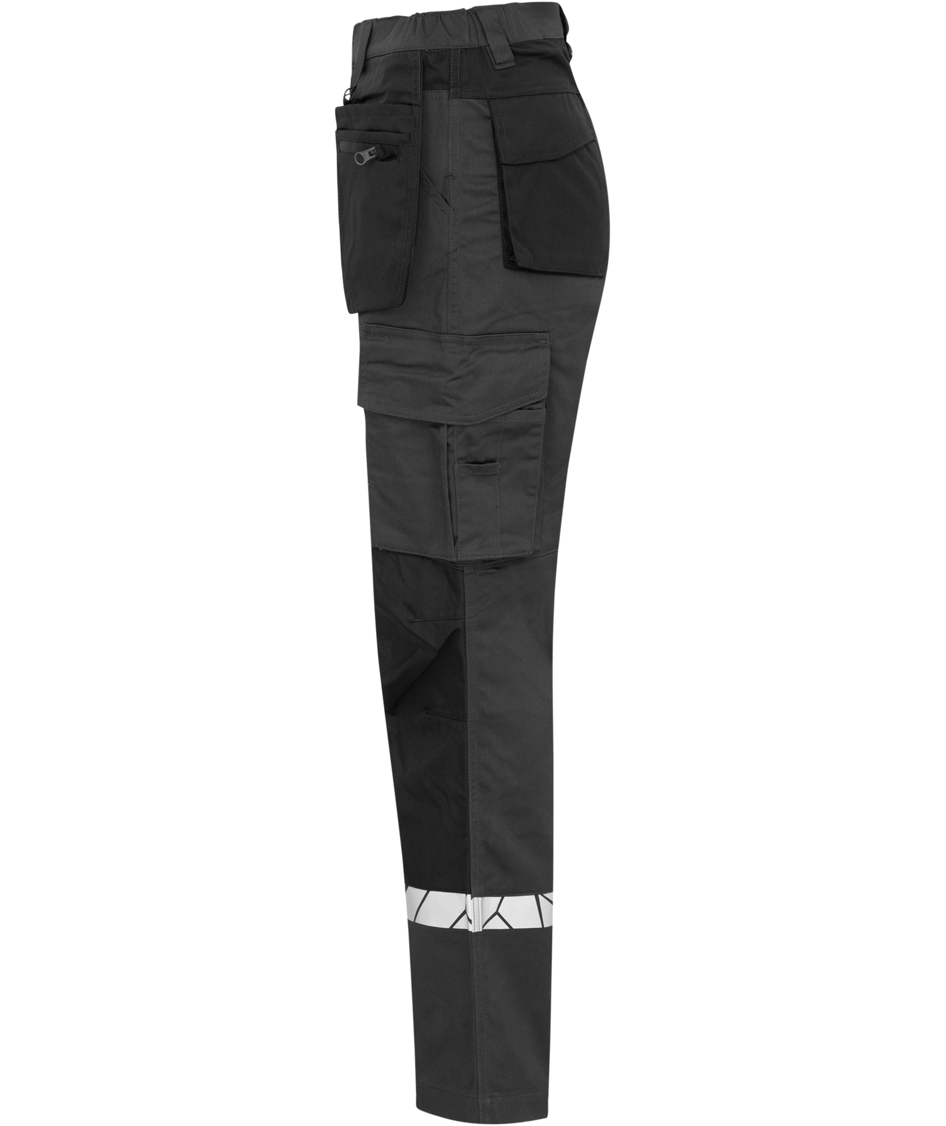 ProJob women's craftsman trousers 7513, Grey/Black, large image number 3