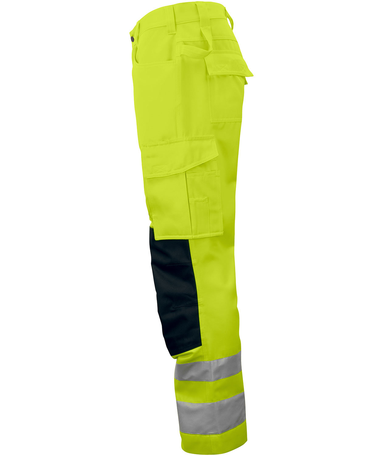 ProJob work trousers 6532, Hi-vis Yellow/Black, large image number 3