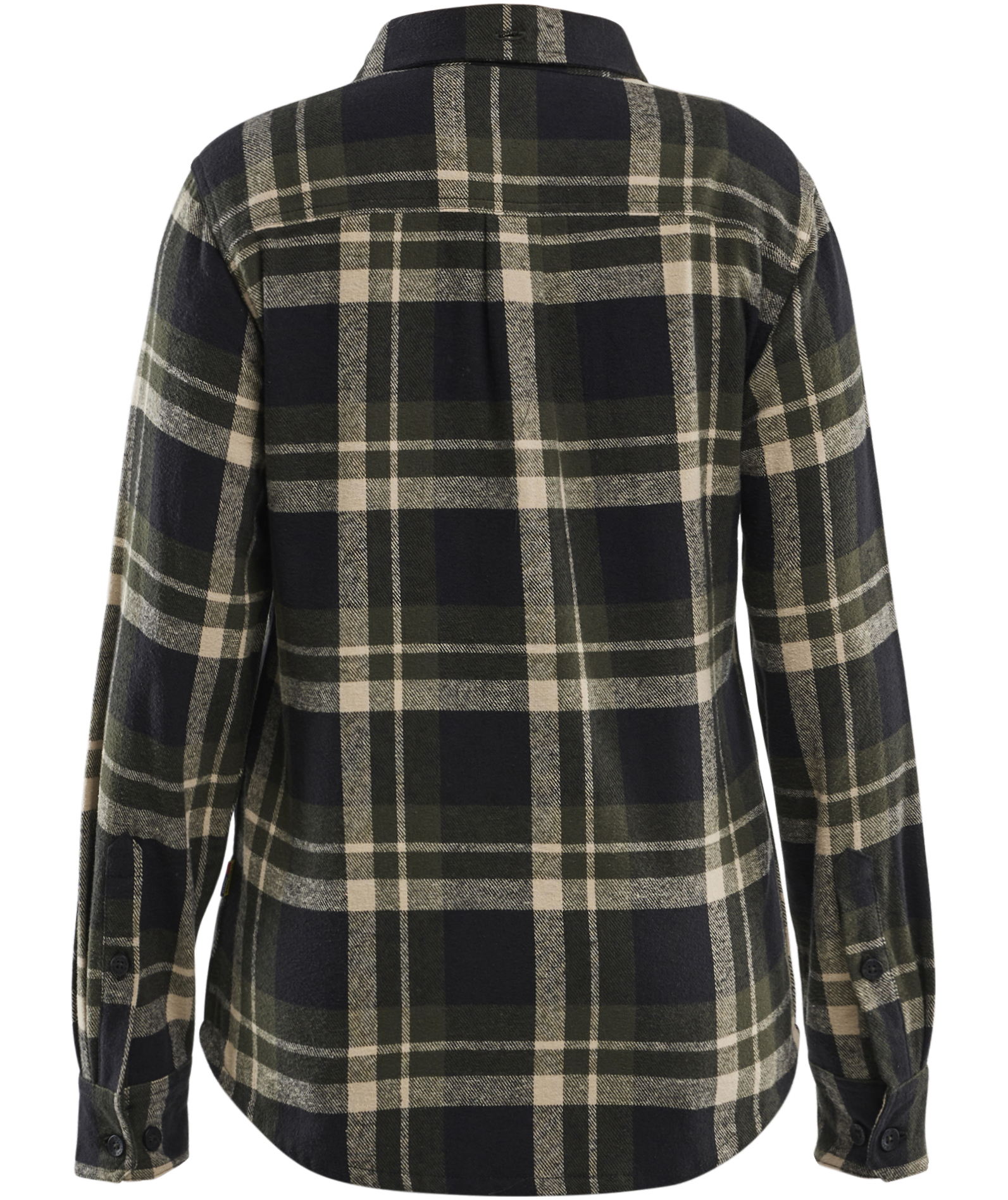Bl&aring;kl&auml;der Striker flanellskjorta dam, Skog gr&ouml;n/svart