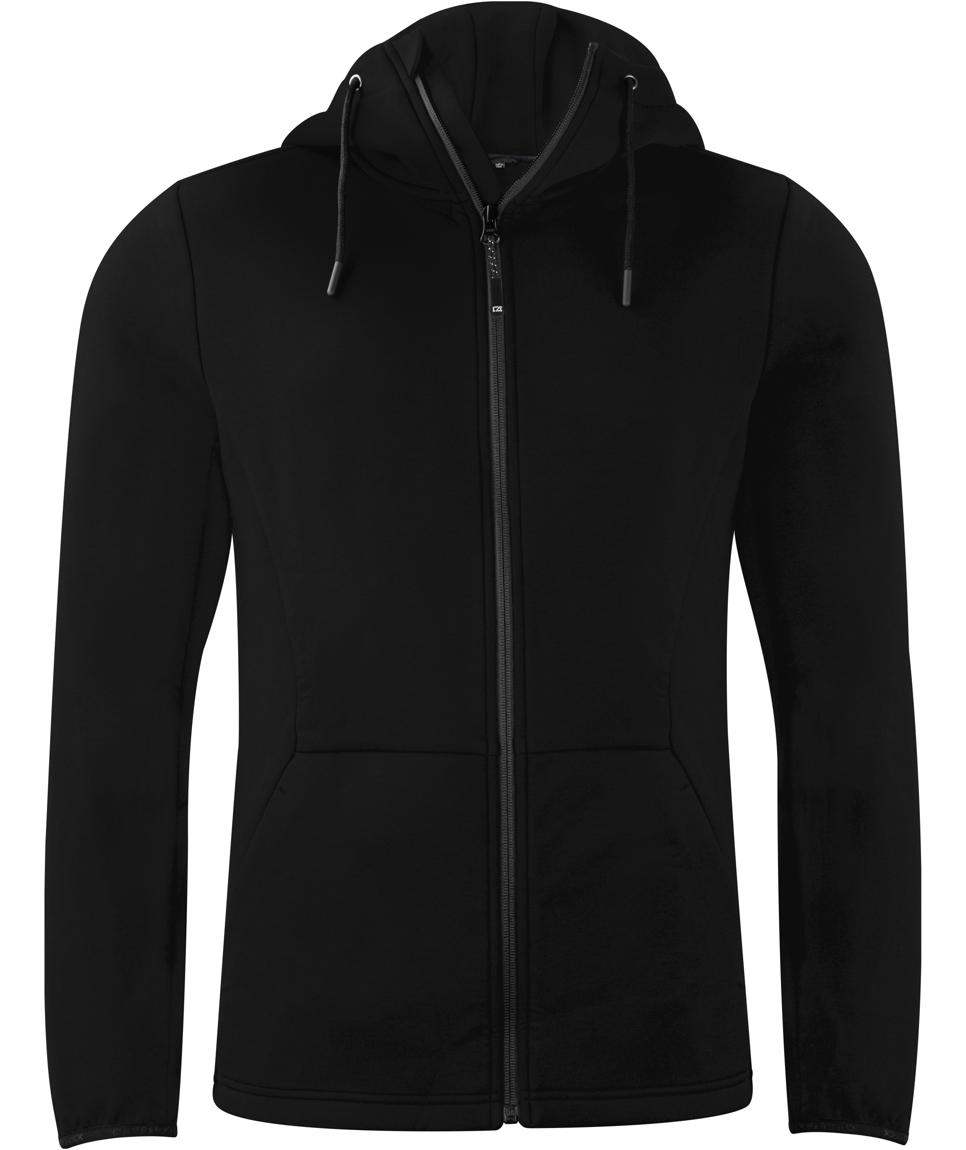 Cutter & Buck Pemberton hoodie med blixtl&aring;s, Black, Black, swatch
