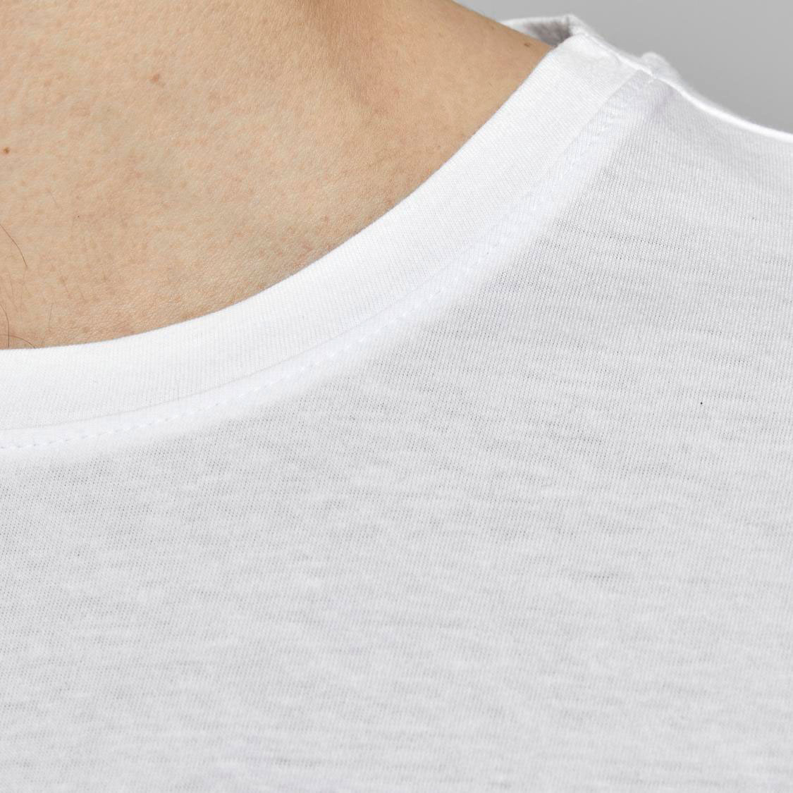 Jack & Jones JACJENS 5-pak T-shirt, White/black, large image number 6