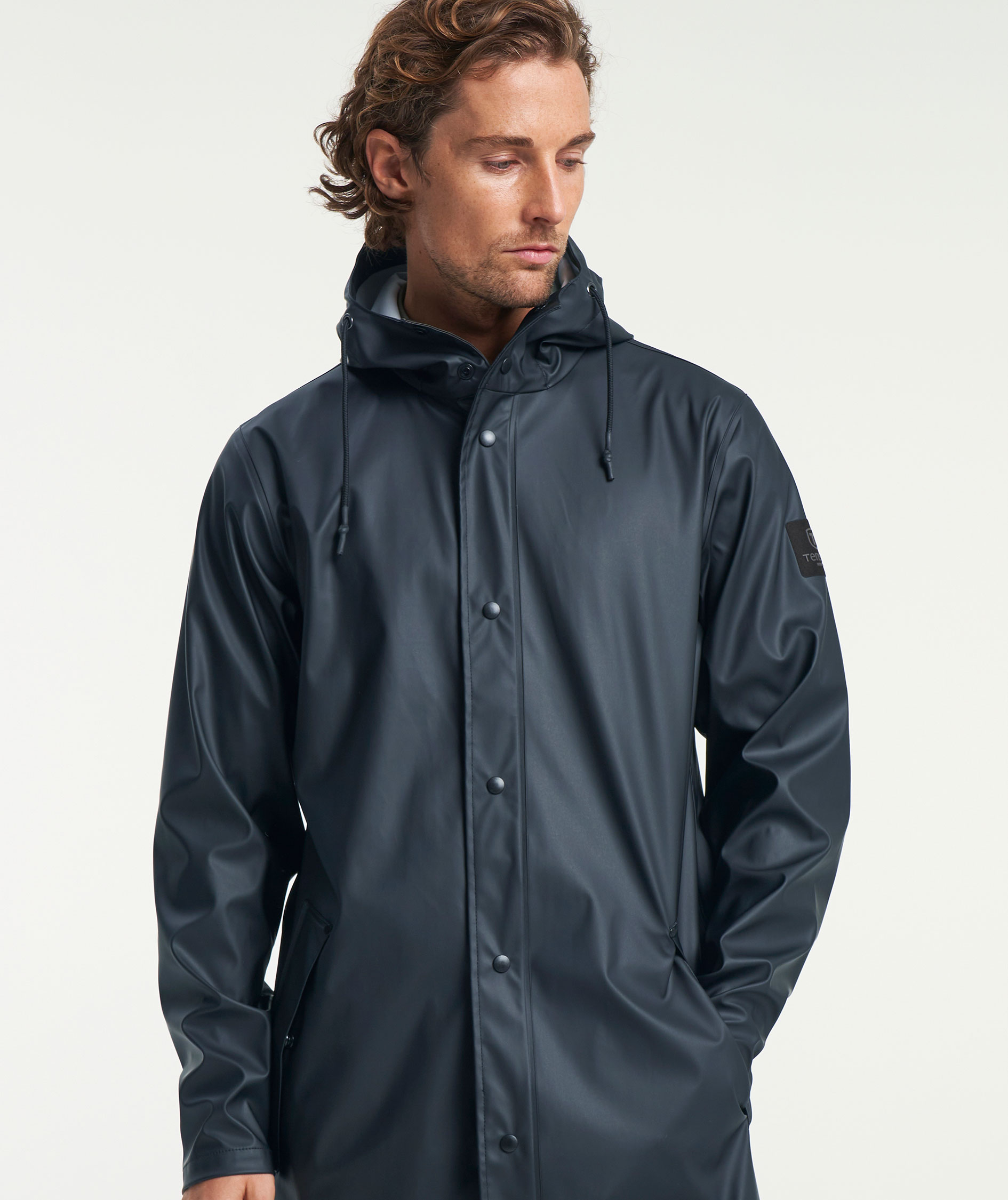 Tenson Apelviken rain jacket, Dark Blue, large image number 7