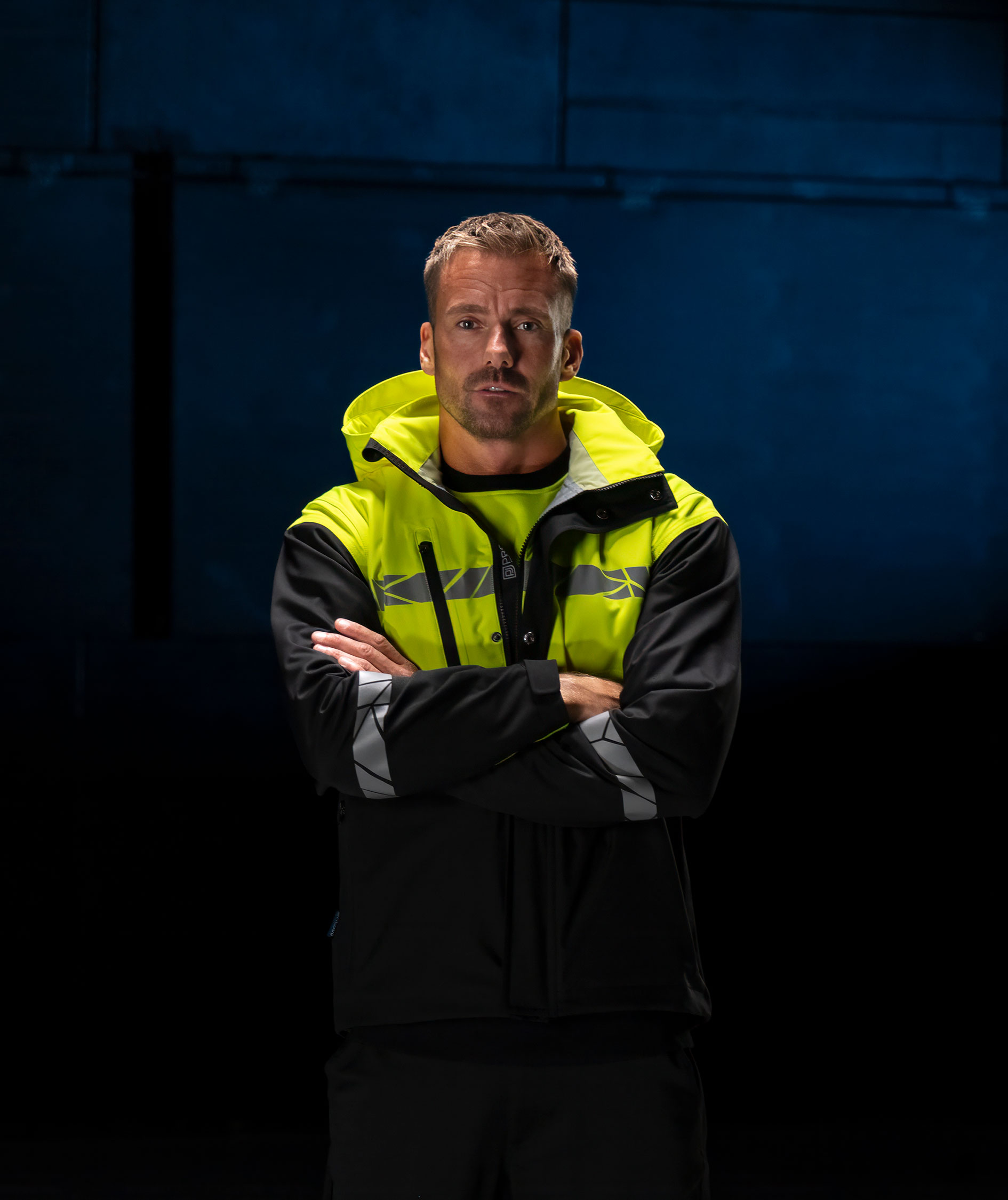 ProJob shell jacket 7414, Black/Yellow, large image number 6