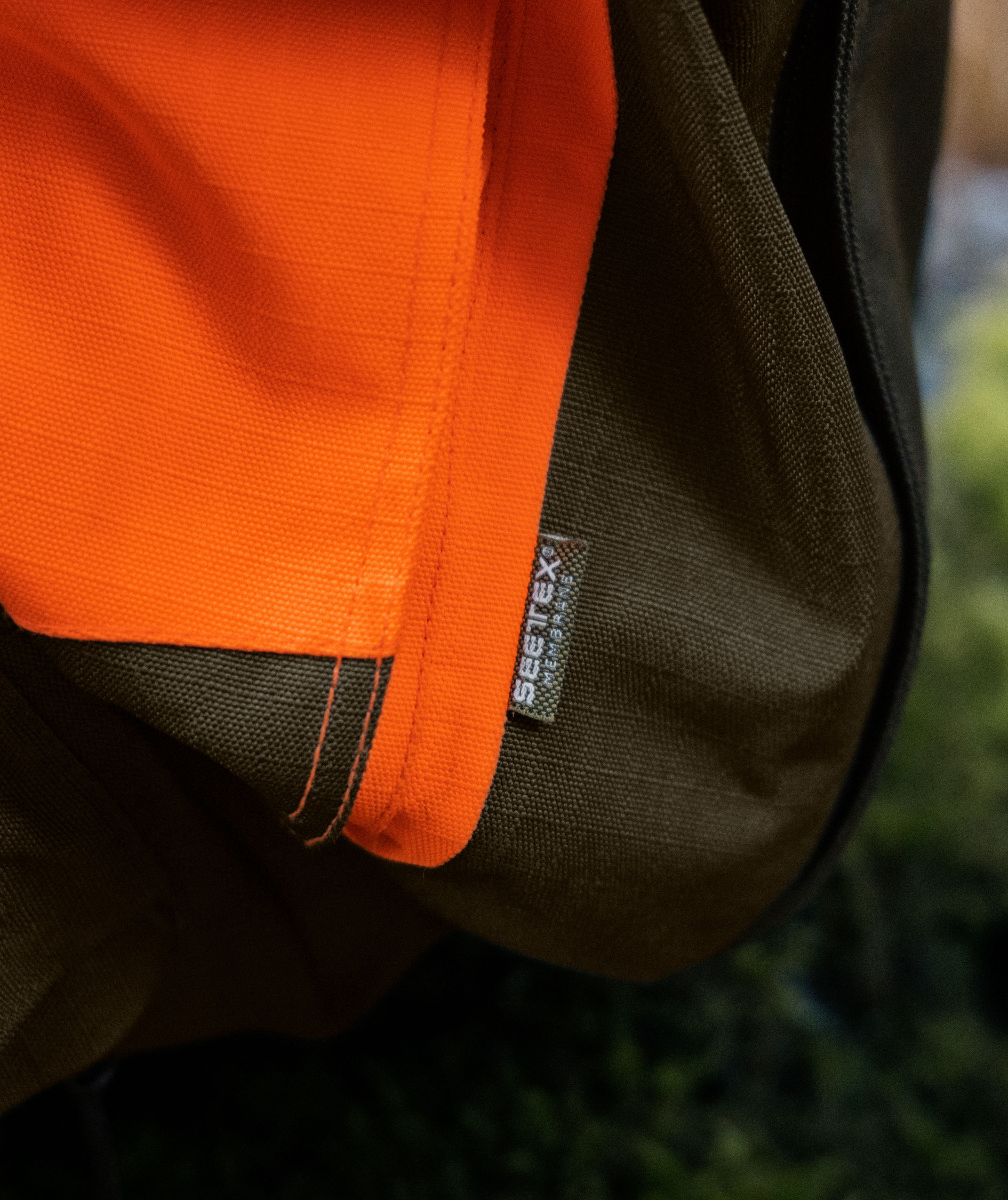 Seeland Venture Rover jacka, Varsel Orange/Pine Green, large image number 7