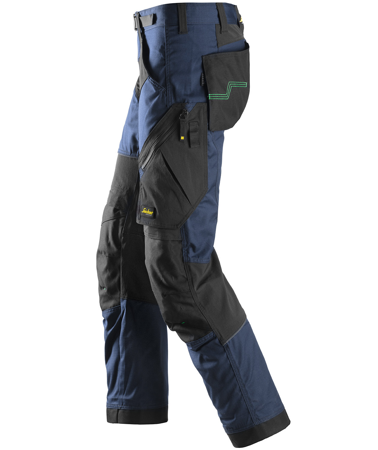 Snickers FlexiWork arbeidsbukse 6903, Marine/Svart, large image number 2