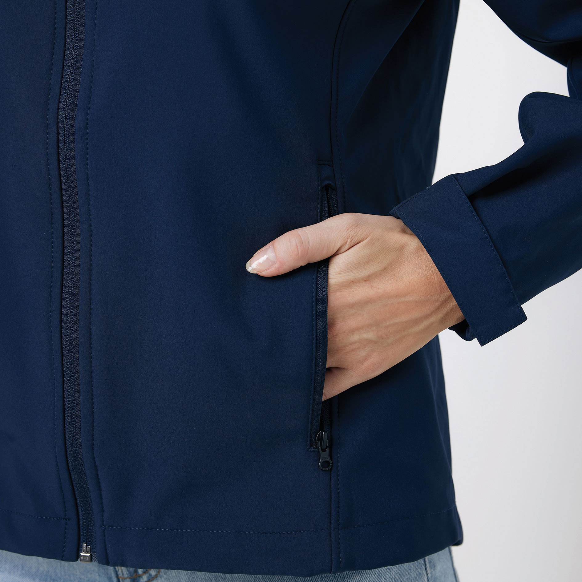 Iqoniq Makalu women's softshell jacket, Marine, large image number 6