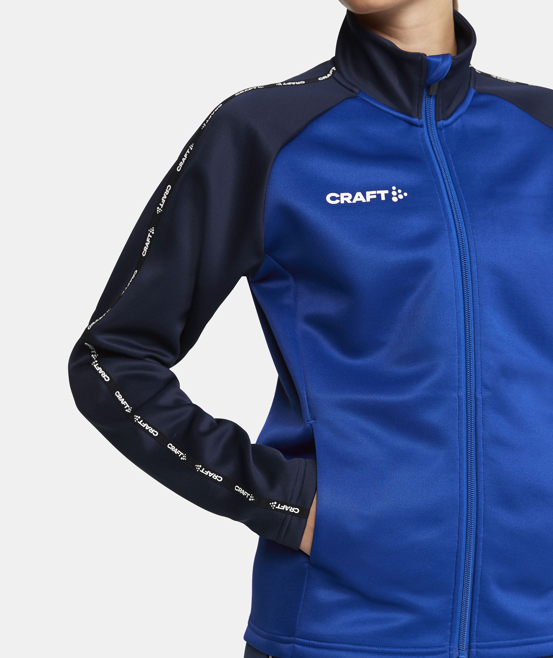 Craft Squad 2.0 women's cardigan, Club Cobolt-Navy, large image number 4