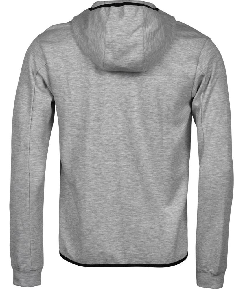 Tee Jays Athletic Hoodie mit Rei&szlig;verschluss, Heather Grey, large image number 2