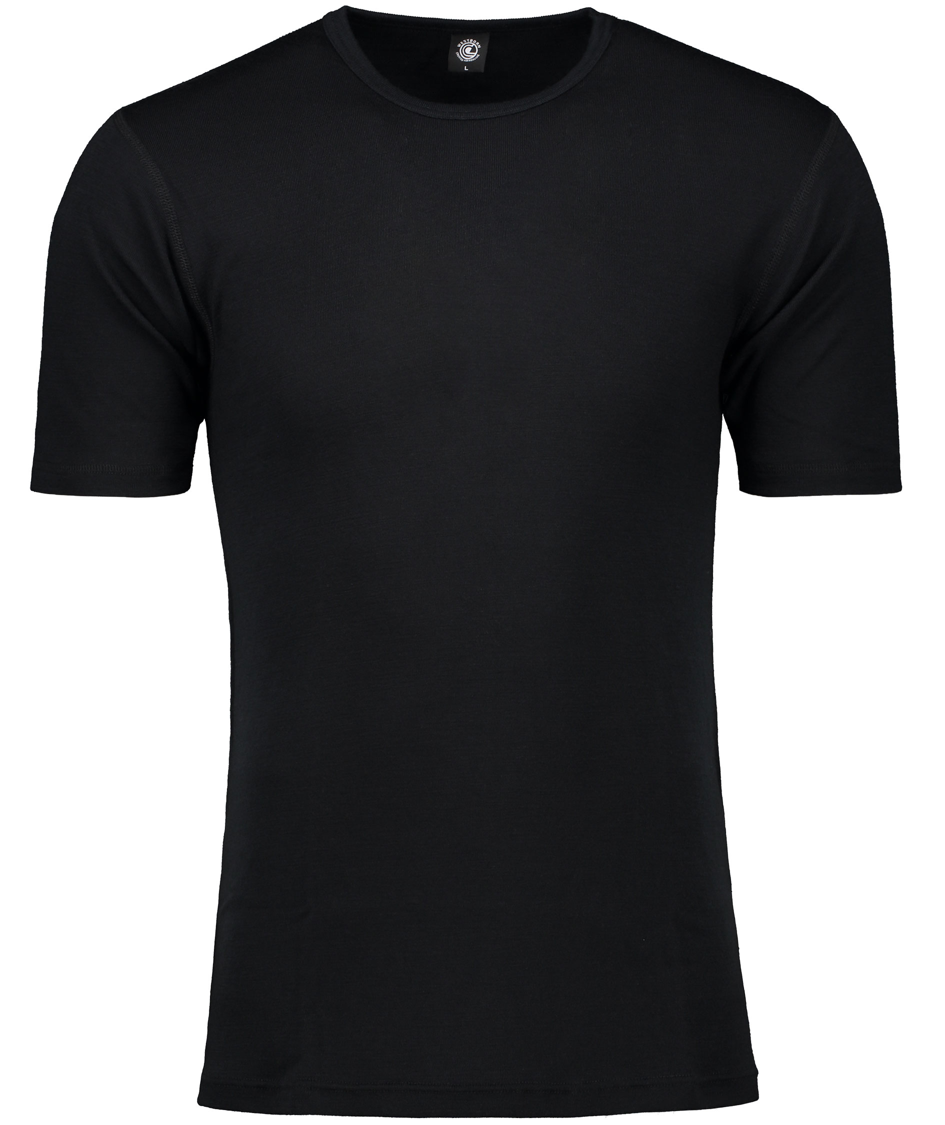 Westborn T-shirt med merinoull, Black