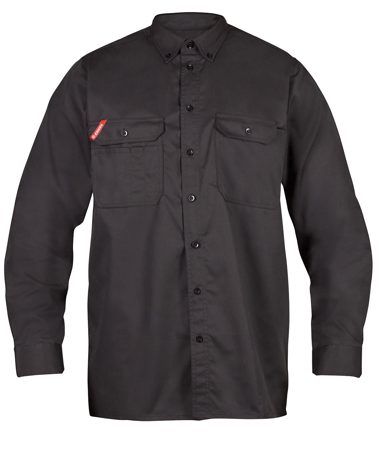 Engel Extend arbeidsskjorte, Antrasittgr&aring;, Antrasittgr&aring;, swatch