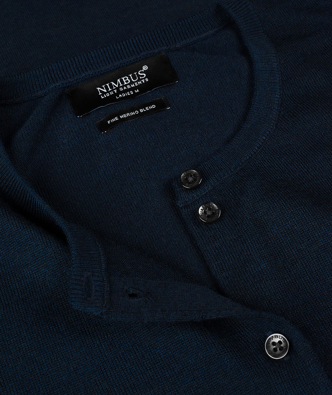 Nimbus Phoenix stickad cardigan dam med merinoull, Navy, large image number 2