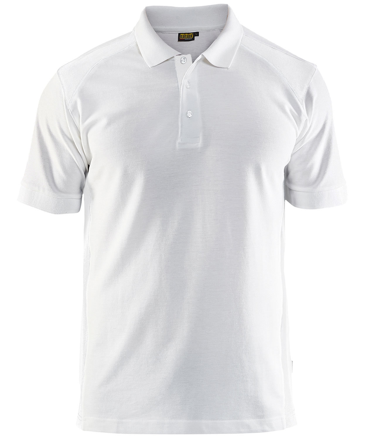 Bl&aring;kl&auml;der Polo T-skjorte, Hvit, large image number 0