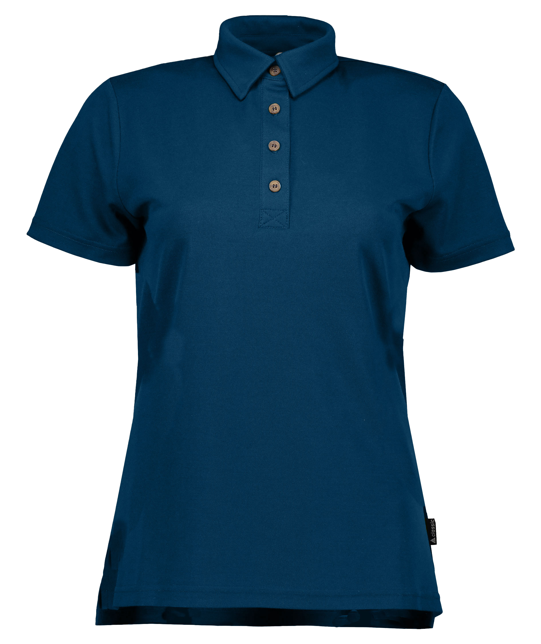 Pitch Stone Tech Wool Damen Poloshirt, Estate Blue, large image number 1
