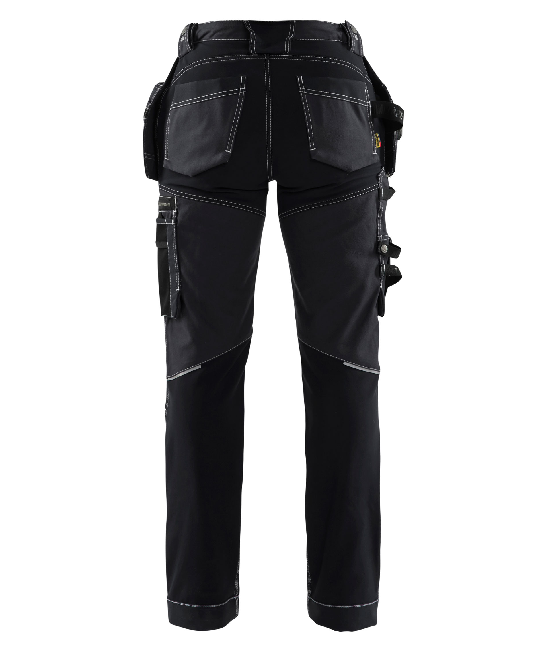 Bl&aring;kl&auml;der hantverksbyxa dam, Svart