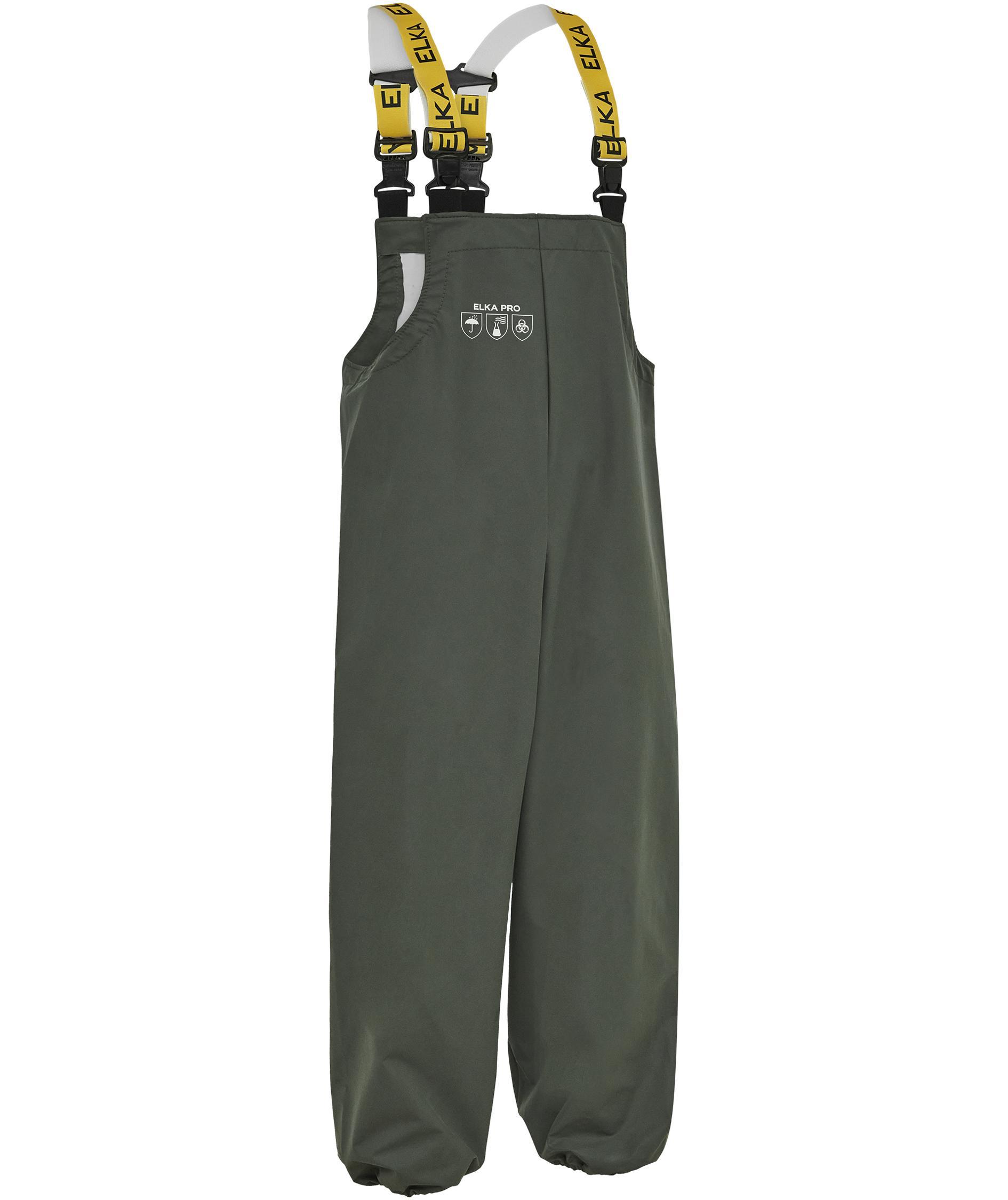 ELKA PRO PU h&auml;ngselbyxa, Olivgr&ouml;n