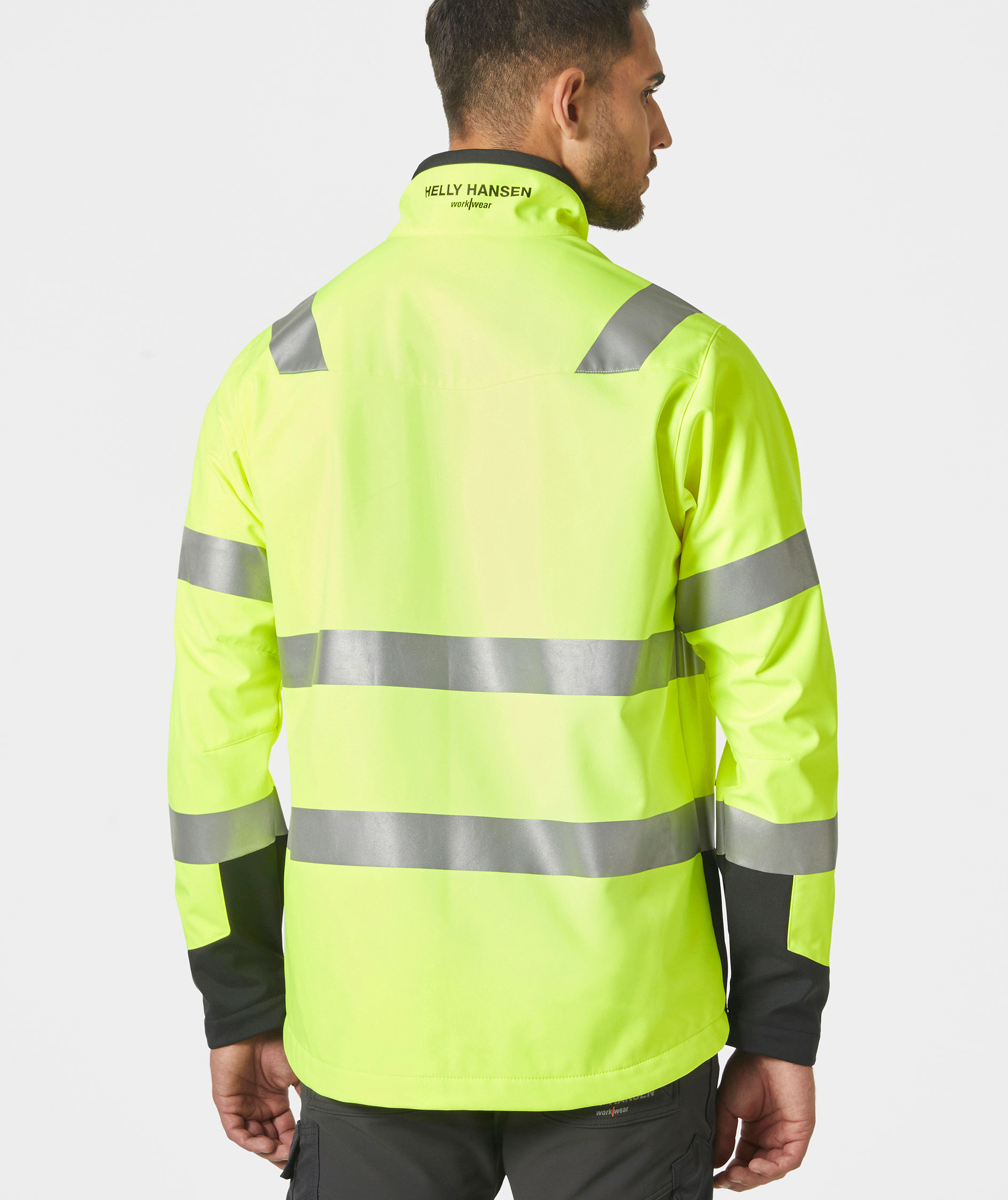 Helly Hansen Alna 2.0 softshelljakke, Hi-vis gul/charcoal, large image number 3