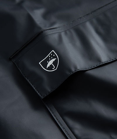 Lyngs&oslash;e PU regnfrakke, Marine, large image number 3