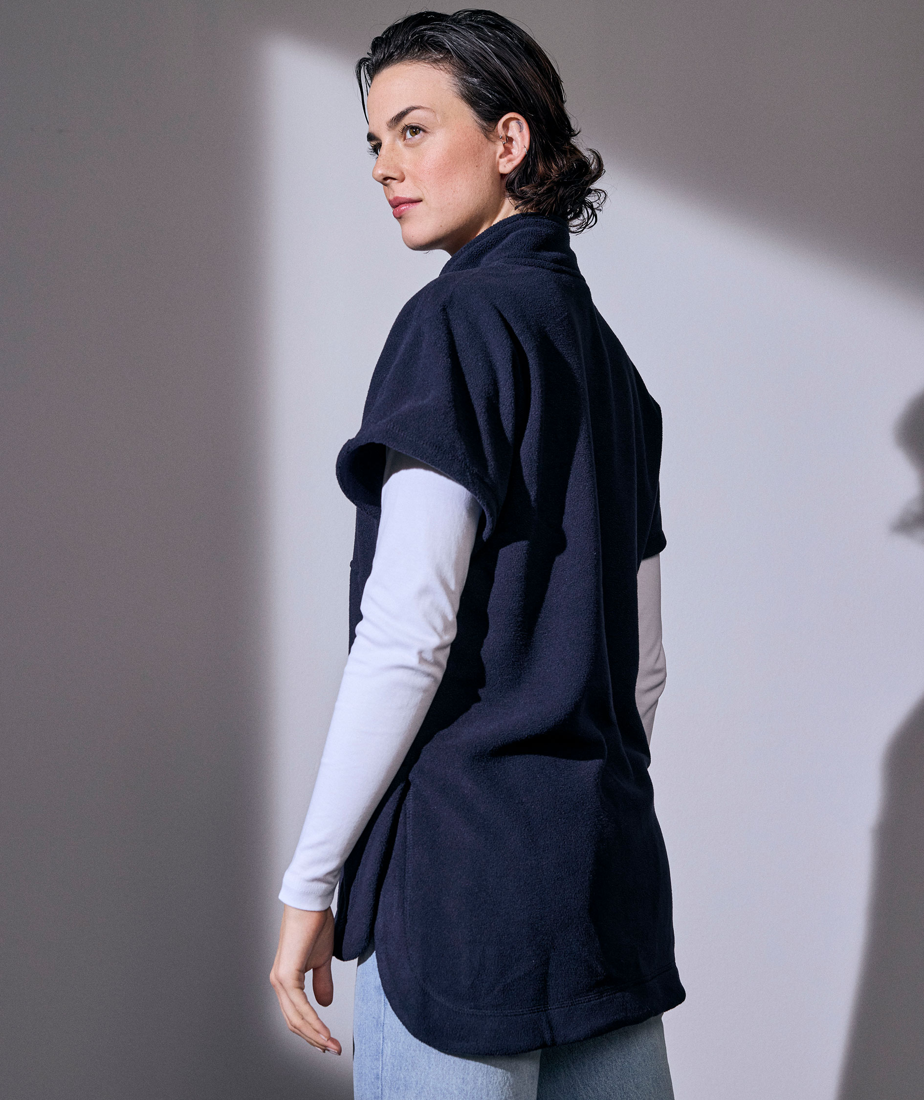 ID Fleece tunika, Navy