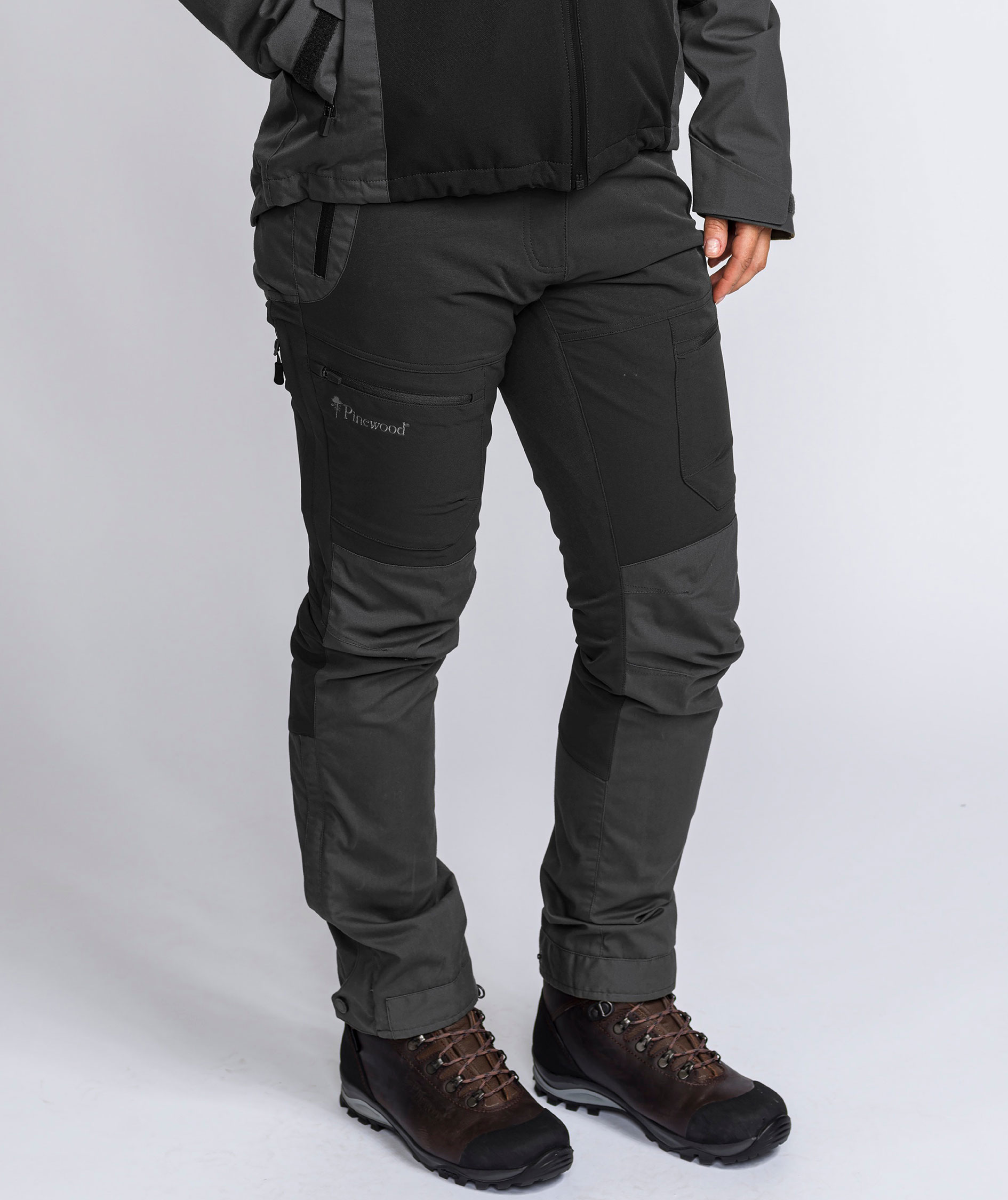Pinewood&nbsp;Finnveden Hybrid Extreme damebukser, Black/Dark Anthracite, large image number 2