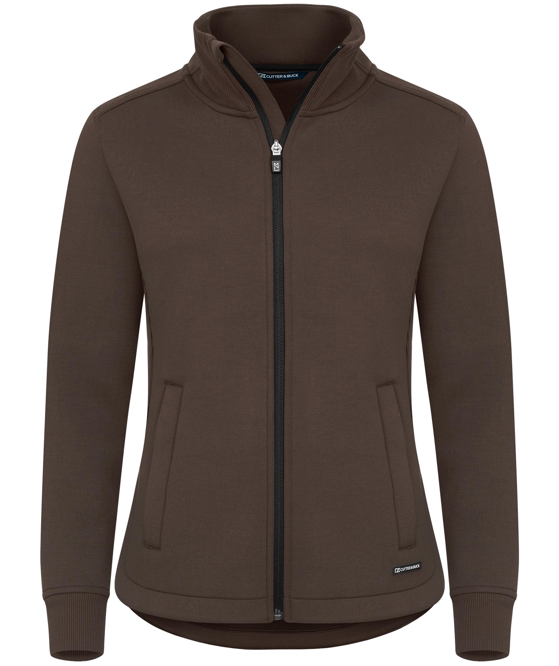 Cutter & Buck Pemberton cardigan dam, M&ouml;rk Mocka, M&ouml;rk Mocka, swatch