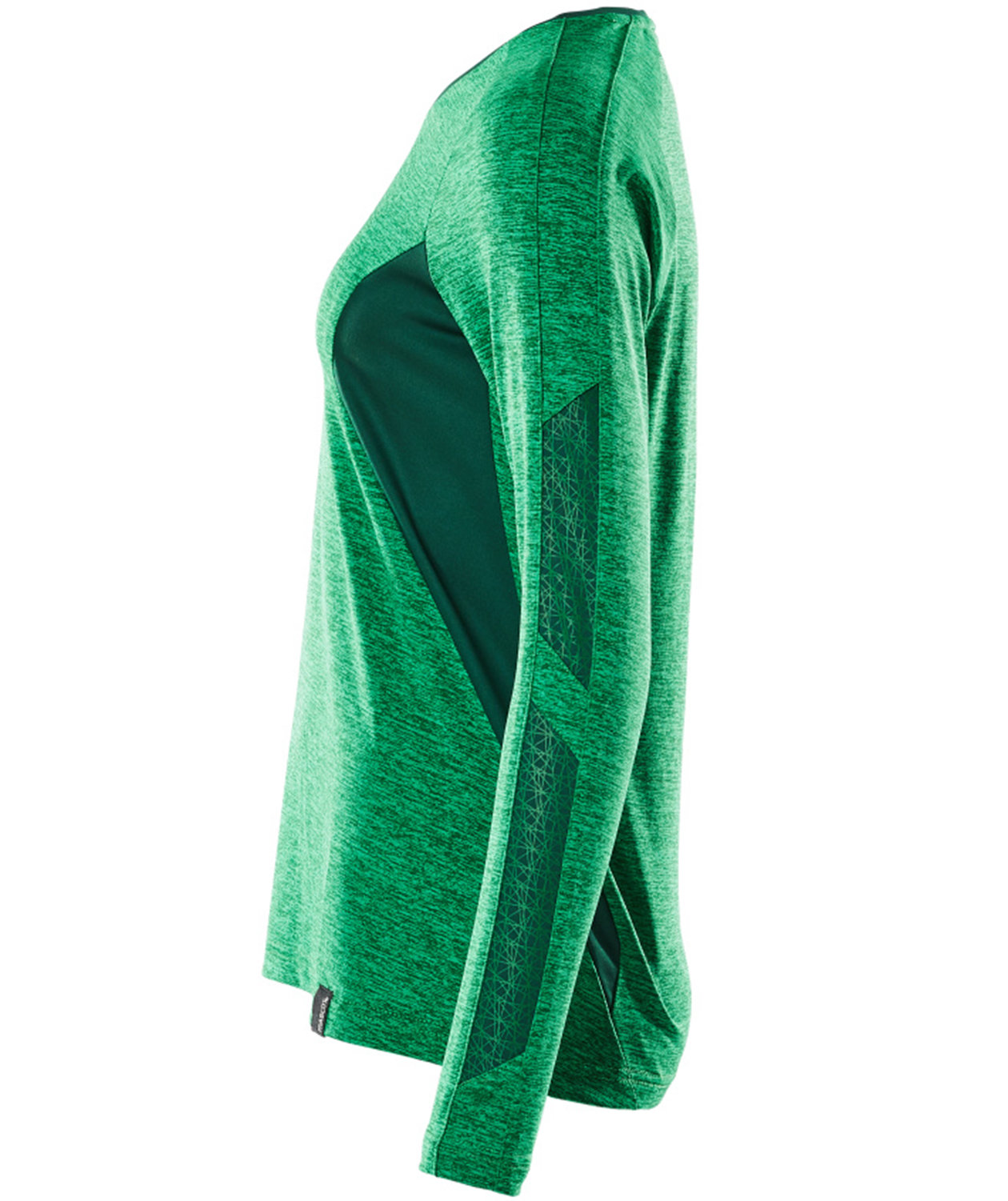 Mascot Accelerate Coolmax langermet dame T-skjorte, Gress gr&oslash;nt/gr&oslash;nn, large image number 3