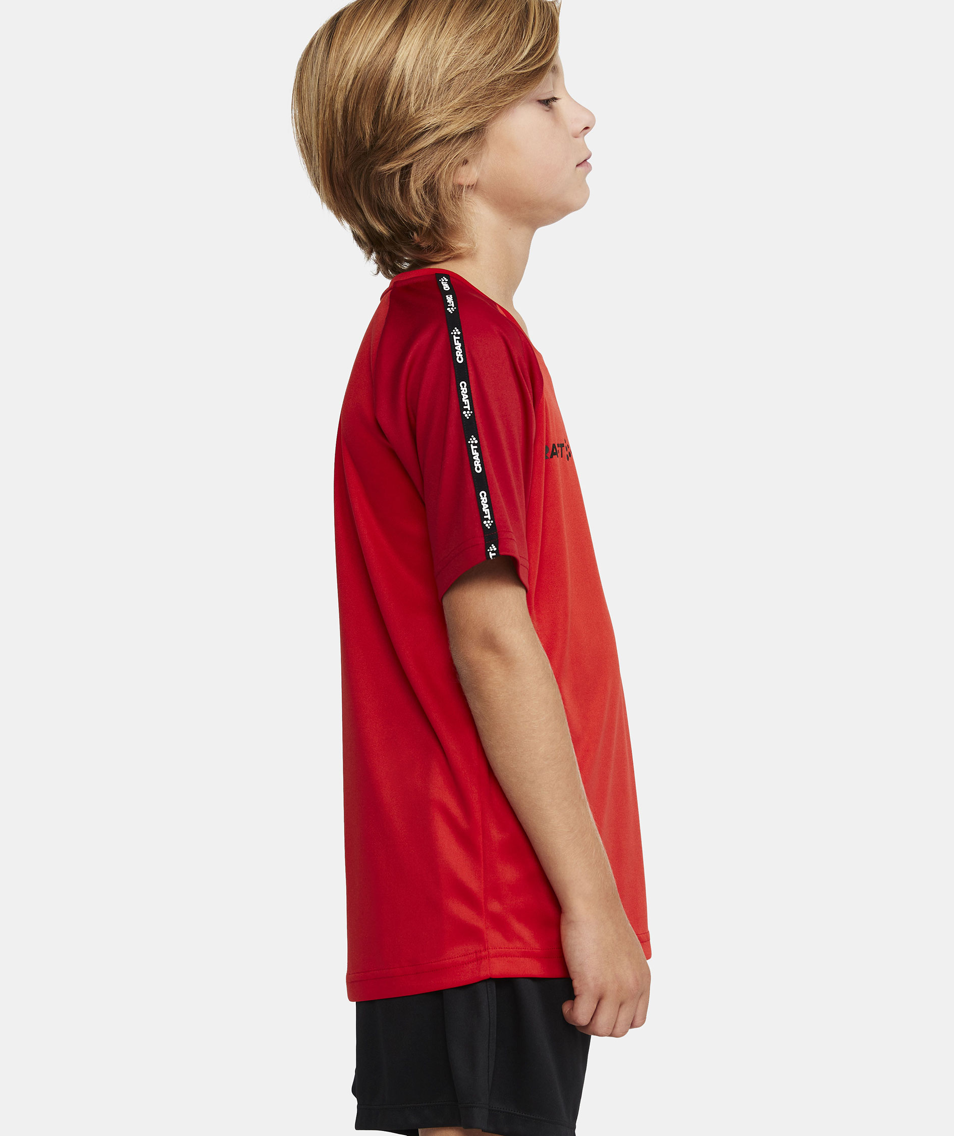 Craft Squad 2.0 Contrast T-shirt till barn, Bright Red-Express, large image number 6