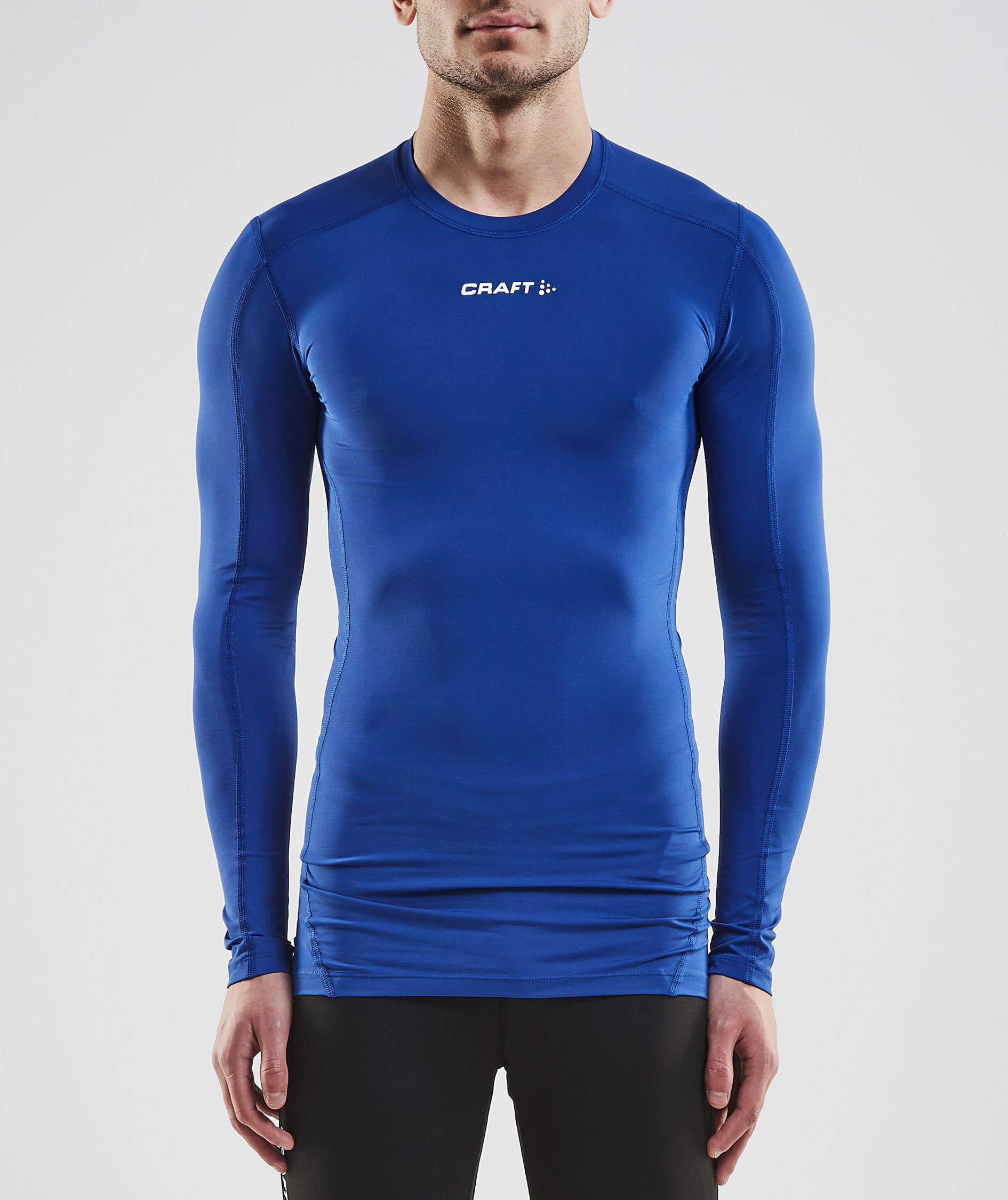 Craft Pro Control Compression l&aring;ng&auml;rmad T-shirt, Club Kobolt
