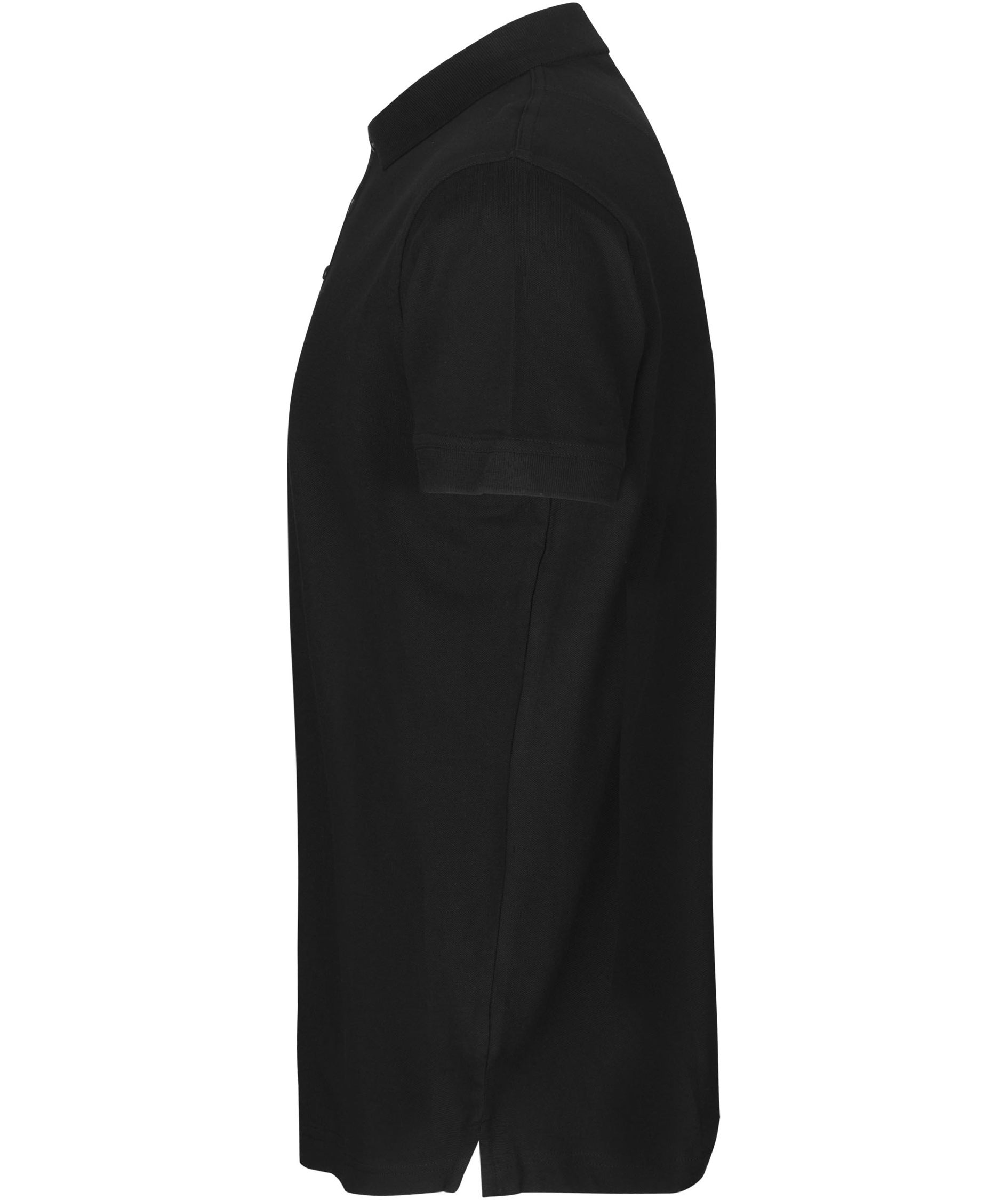 ID Stretch polo T-skjorte, Svart, large image number 2