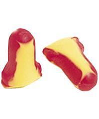 Howard Leight Laser Lite ear plugs 200 pairs, Yellow/Red