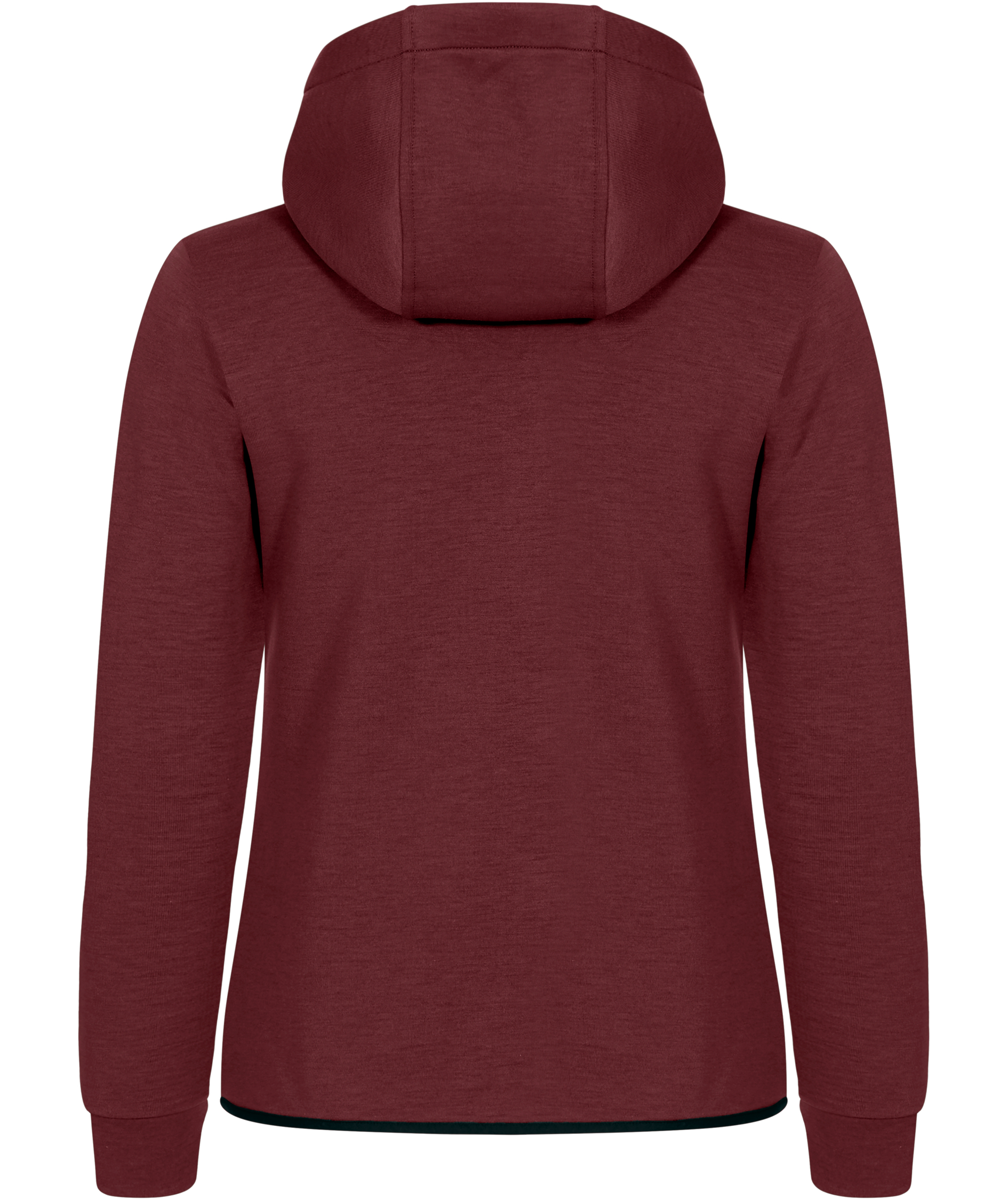 Clique Hayden Hoody Full Zip hoodie med blixtl&aring;s dam, Vinr&ouml;d, large image number 2