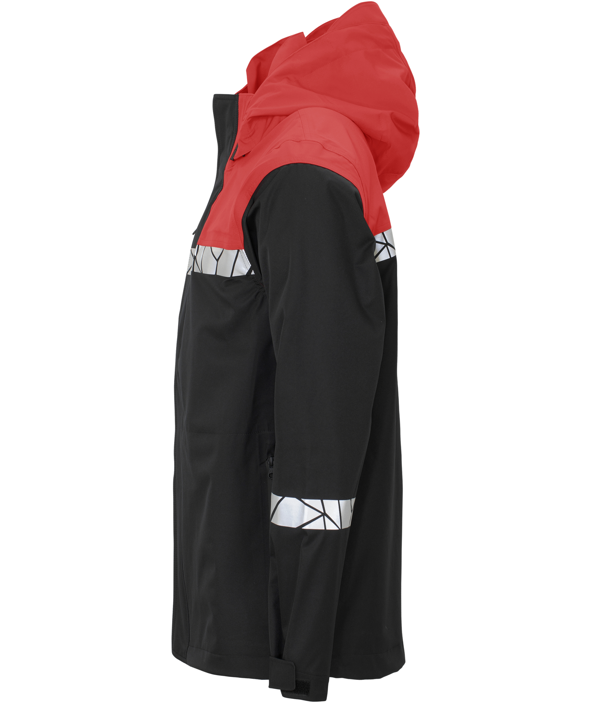 ProJob Shelljacke 7414, Schwarz/Rot, large image number 3
