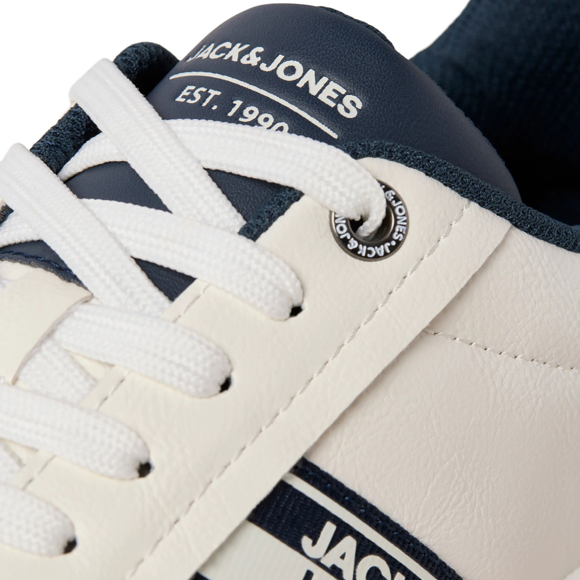 Jack & Jones JFWREX PU sneakers, White, large image number 3