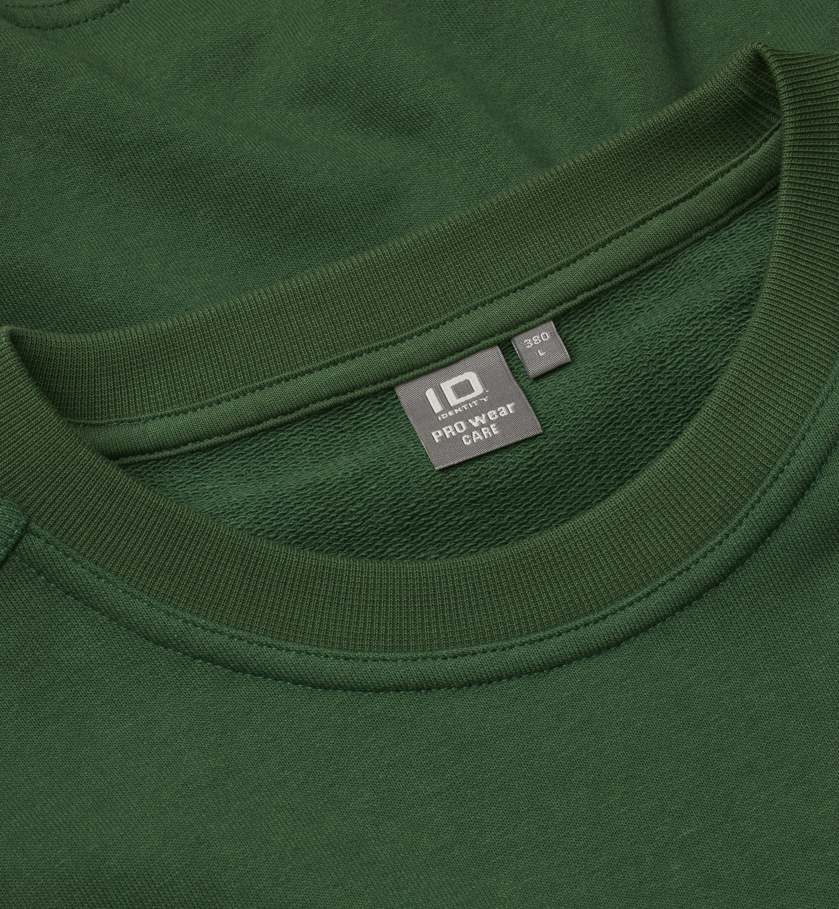 ID Pro Wear CARE sweatshirt, Flaskgr&ouml;n, large image number 3