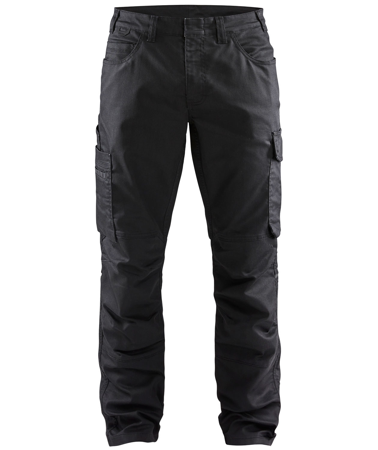 Bl&aring;kl&auml;der Unite denim arbetsbyxa, Svart