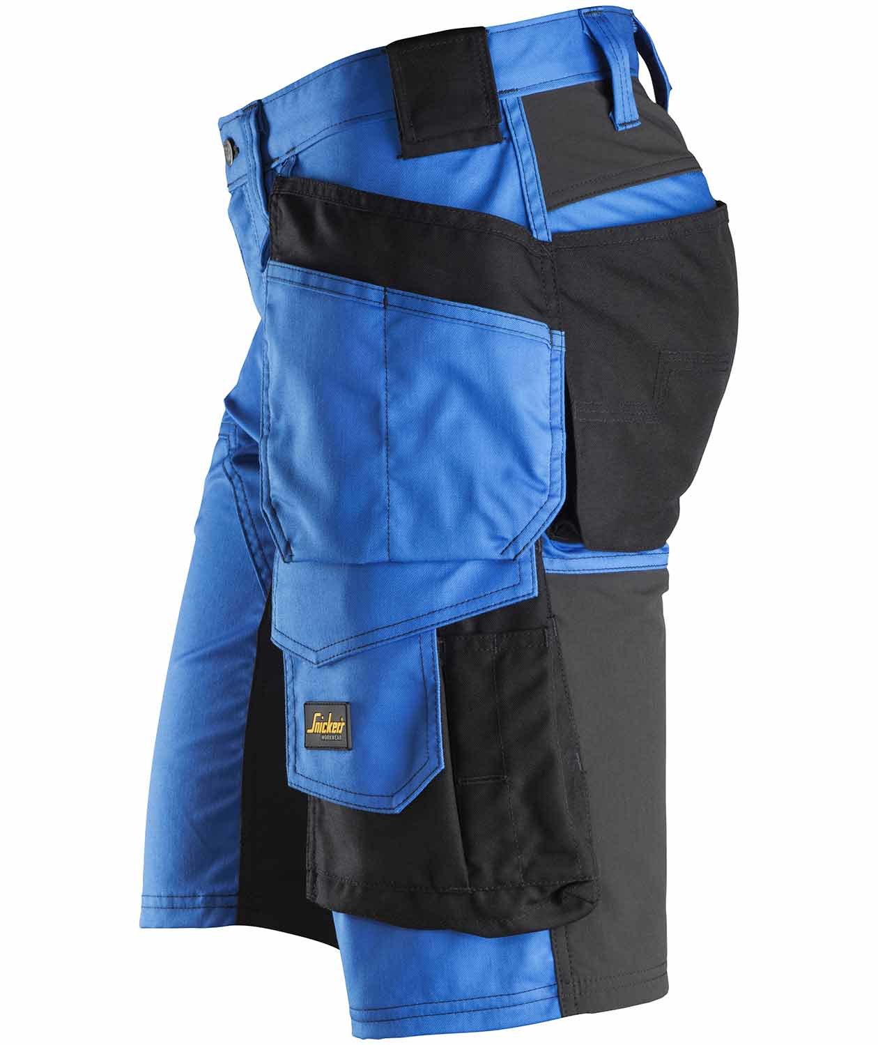 Snickers AllroundWork h&aring;ndv&aelig;rkershorts 6141, Bl&aring;/Sort, large image number 4