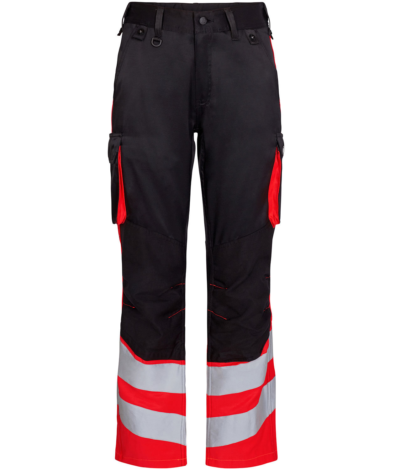 Engel Safety Light arbeidsbukse, Svart/Hi-Vis R&oslash;d, Svart/Hi-Vis R&oslash;d, swatch