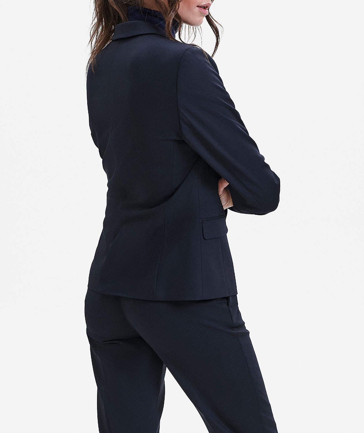 Sunwill Traveller Bistretch Modern fit kavaj dam, Navy, large image number 3