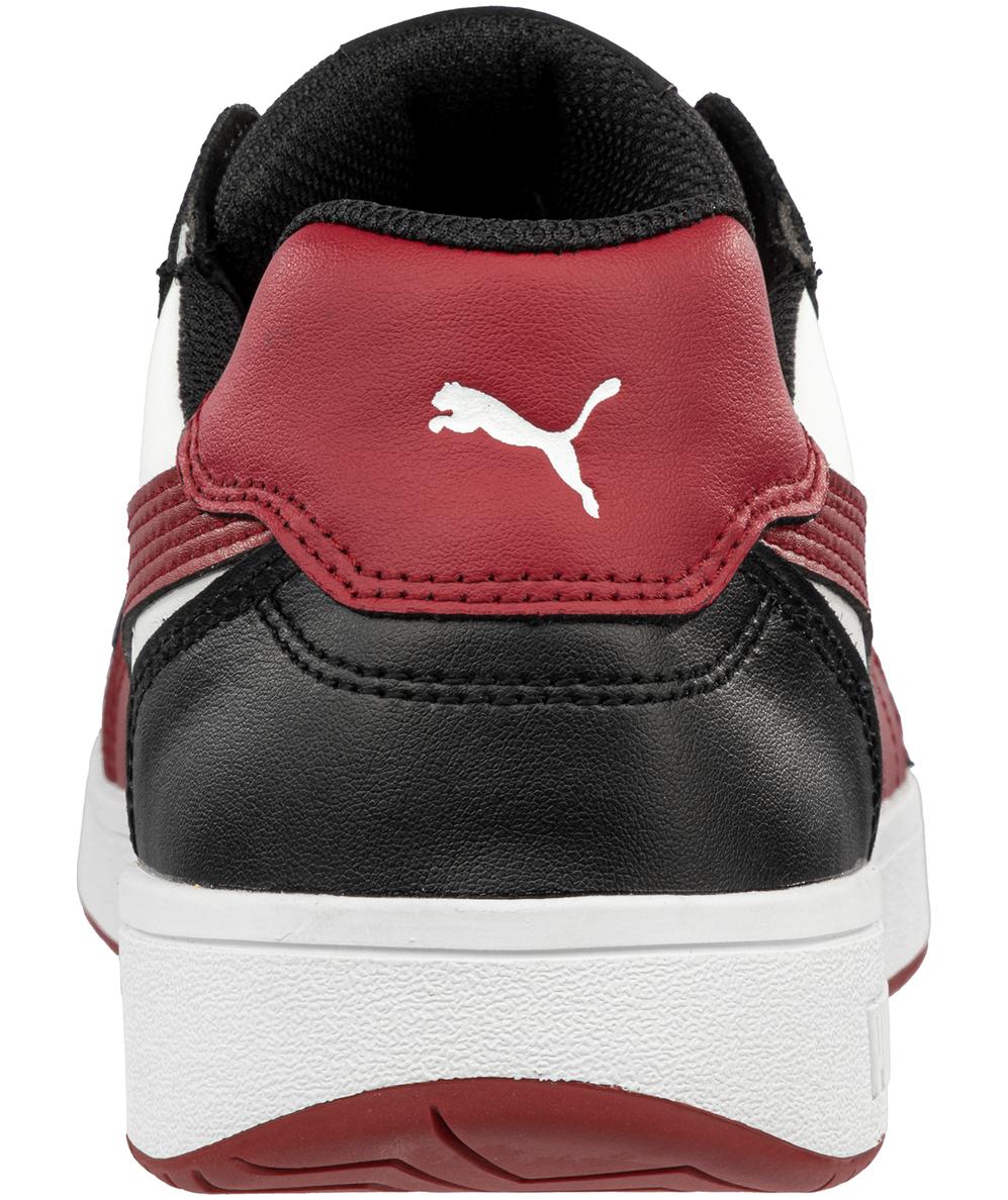 Puma Frontcourt Low safety shoes S3L, Black/White/Red, large image number 2