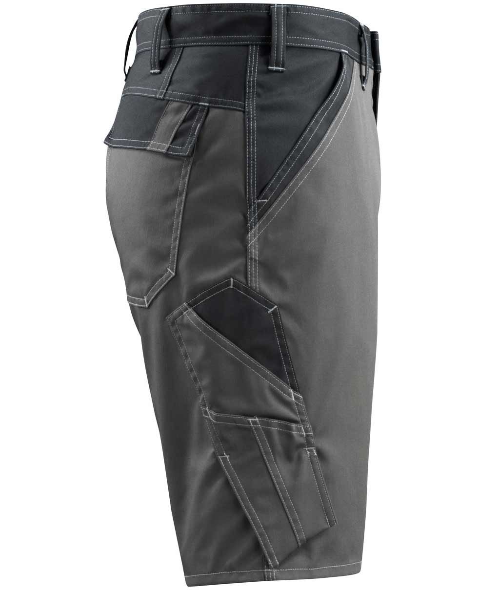 Mascot Light Sunbury arbeidsshorts, M&oslash;rk Antrasitt/Svart, large image number 3
